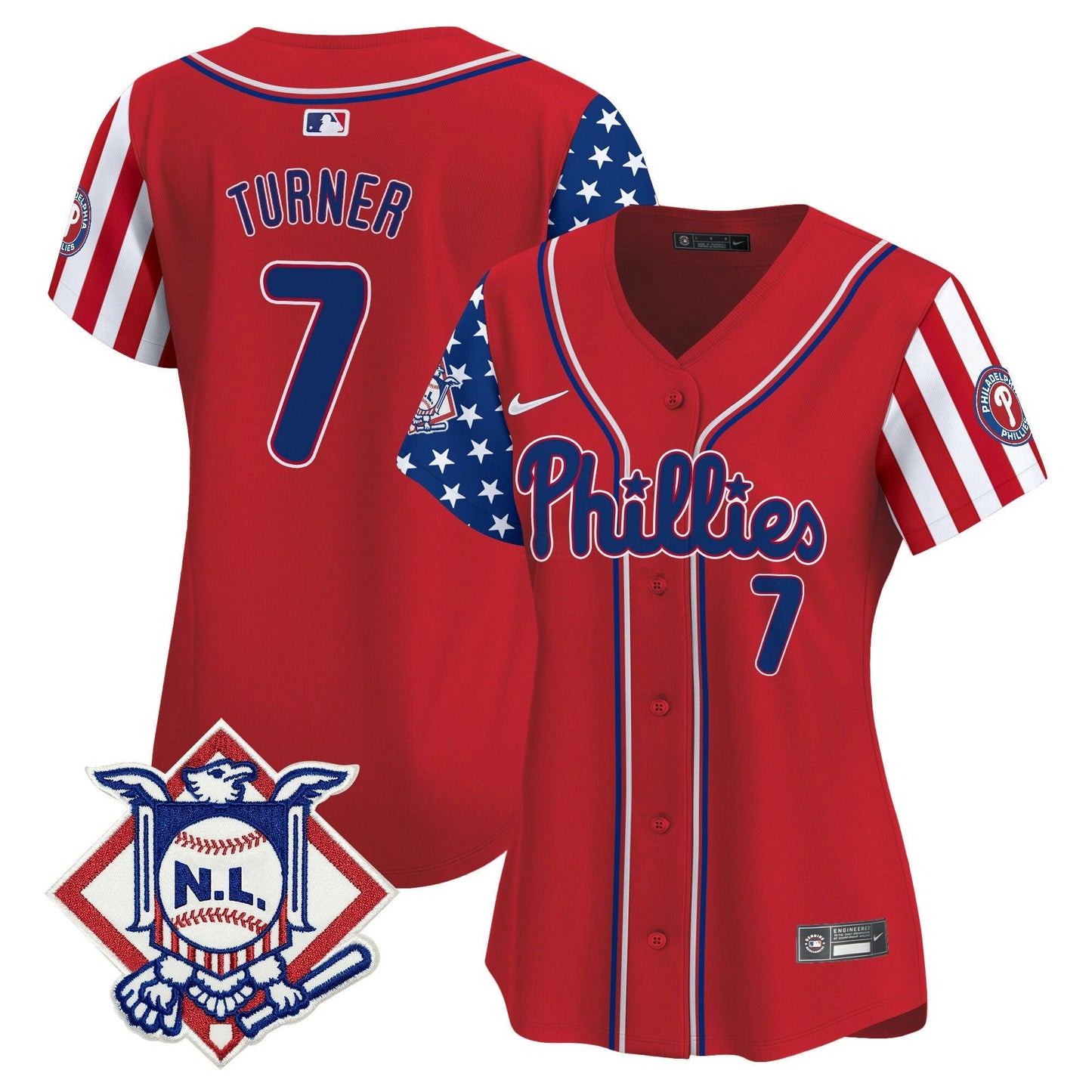 Camisa MLB Women’s 2024 Fourth of July Vapor Premier Limited Jersey V2