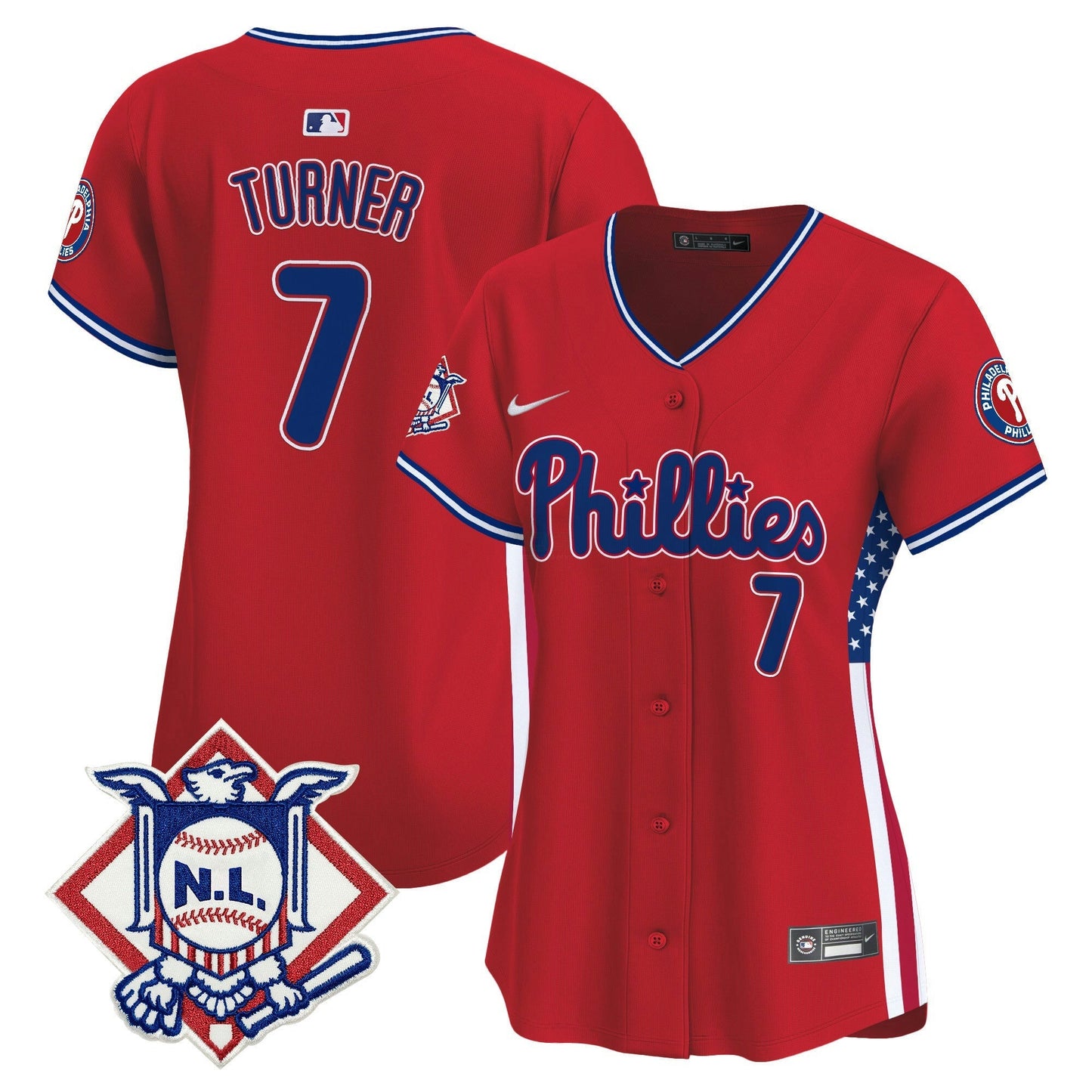 Camisa MLB Women’s 2024 Fourth of July Vapor Premier Limited Jersey V4