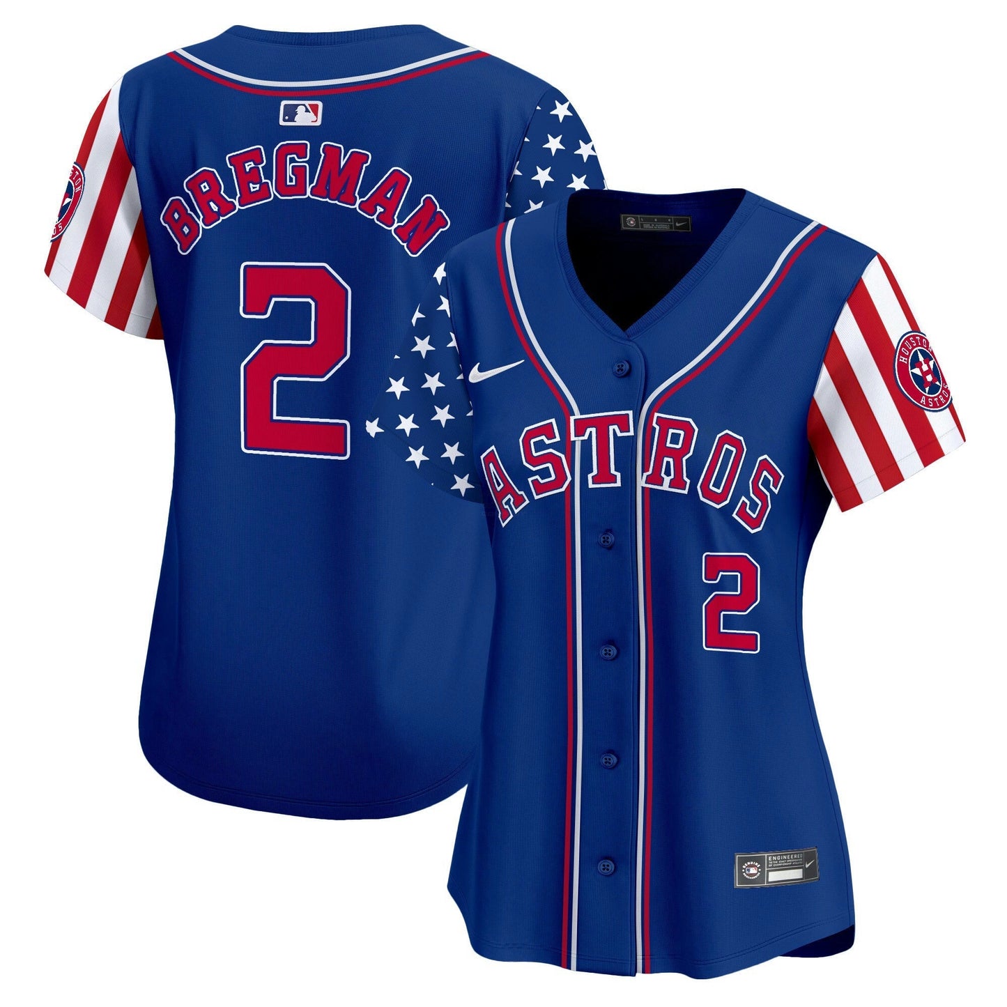 Camisa MLB Houston Astros Women’s 2024 Independence Day Vapor Premier Limited Jersey