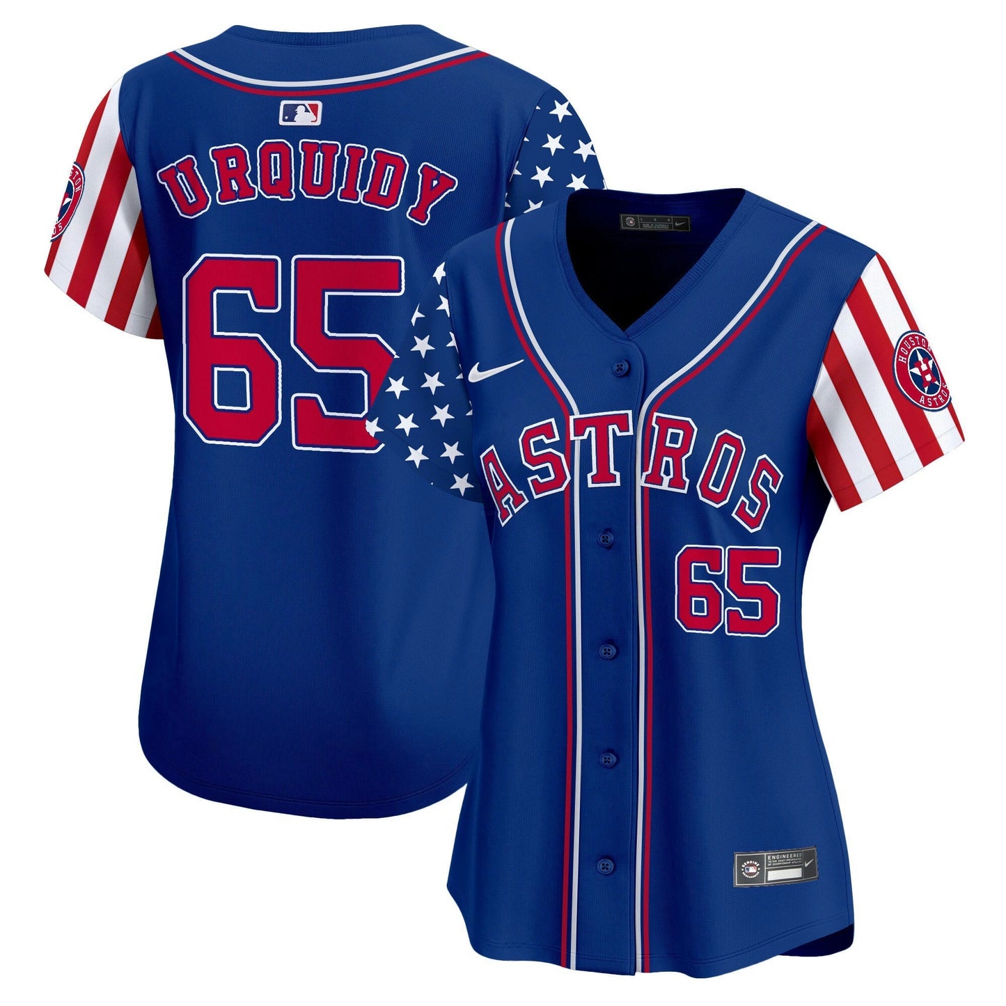 Camisa MLB Houston Astros Women’s 2024 Independence Day Vapor Premier Limited Jersey