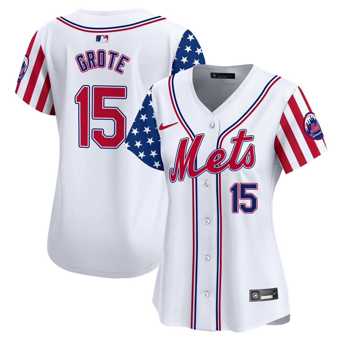 Camisa MLB New York Mets Women’s 2024 Independence Day Vapor Premier Limited Jersey