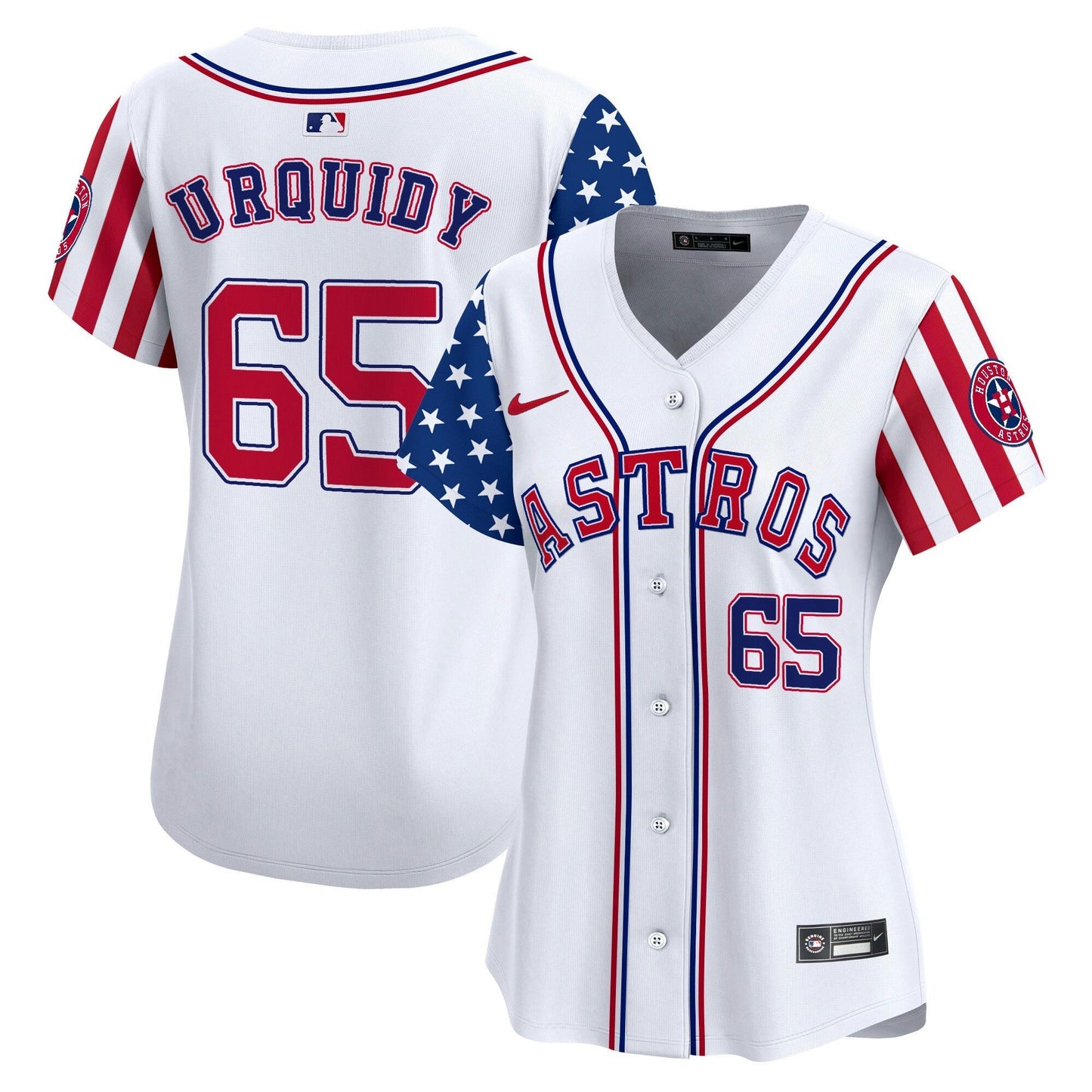 Camisa MLB Houston Astros Women’s 2024 Independence Day Vapor Premier Limited Jersey