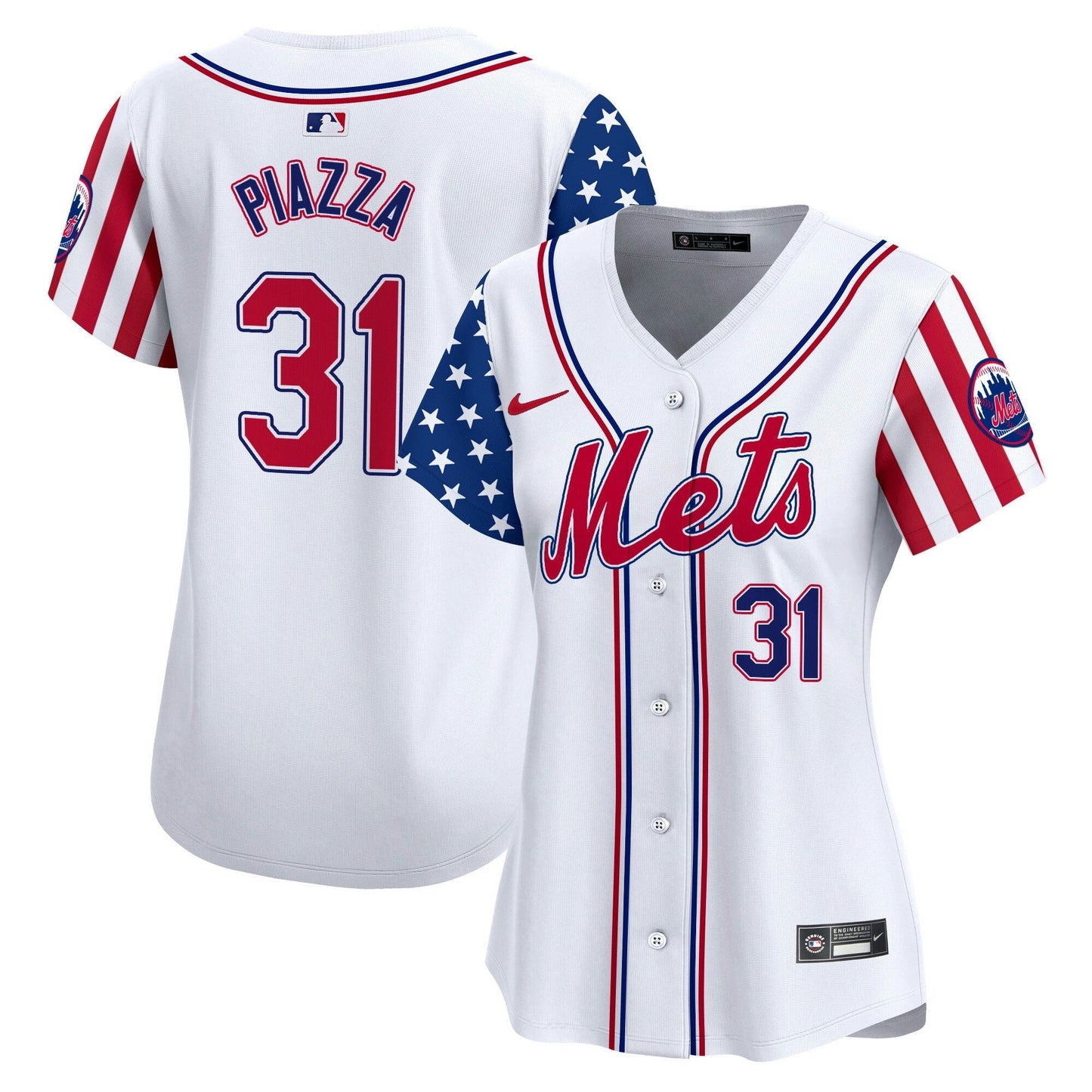 Camisa MLB New York Mets Women’s 2024 Independence Day Vapor Premier Limited Jersey