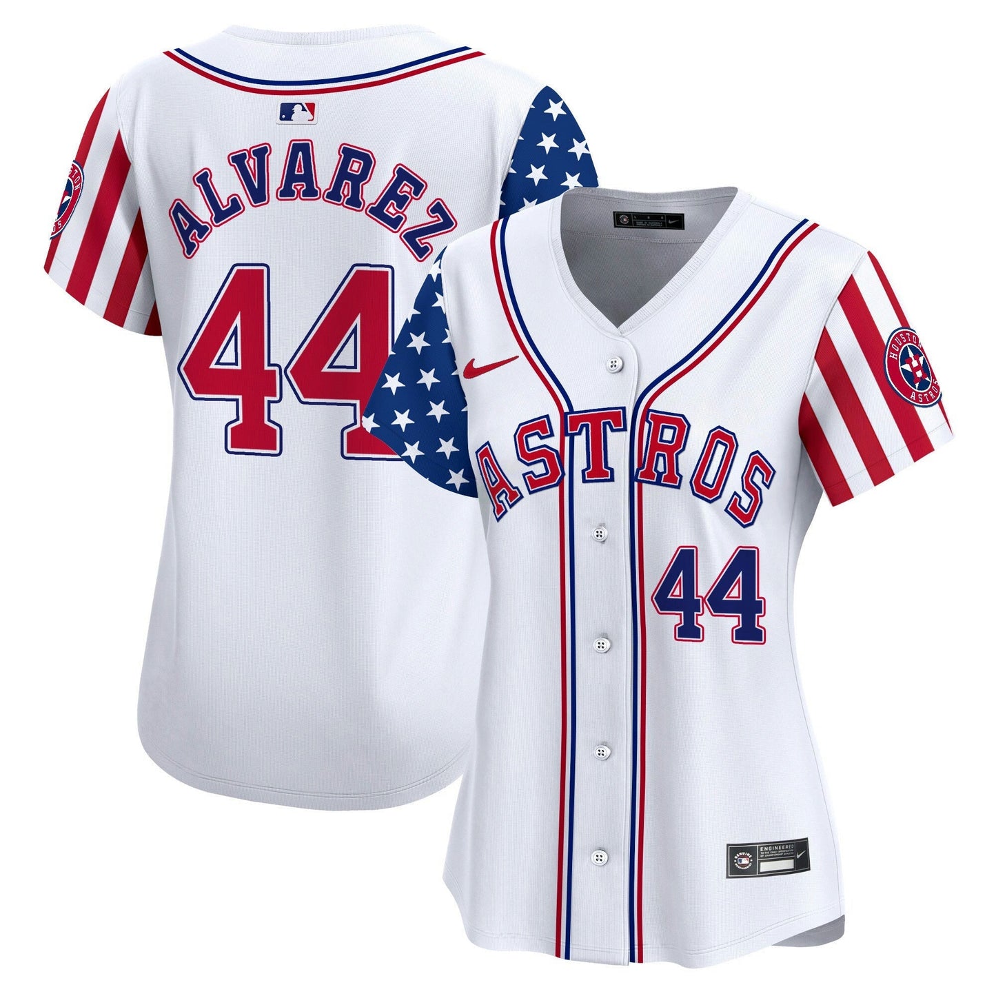 Camisa MLB Houston Astros Women’s 2024 Independence Day Vapor Premier Limited Jersey