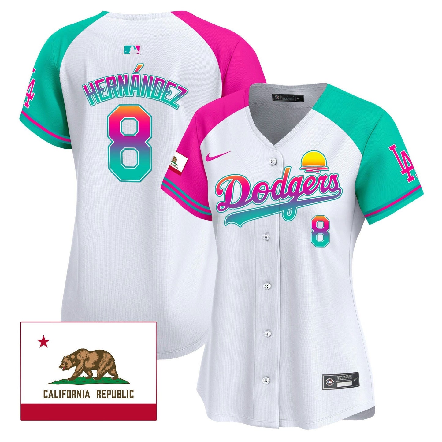 Camisa MLB Women’s 2024 Los Angeles City Style Vapor Premier Limited Jersey
