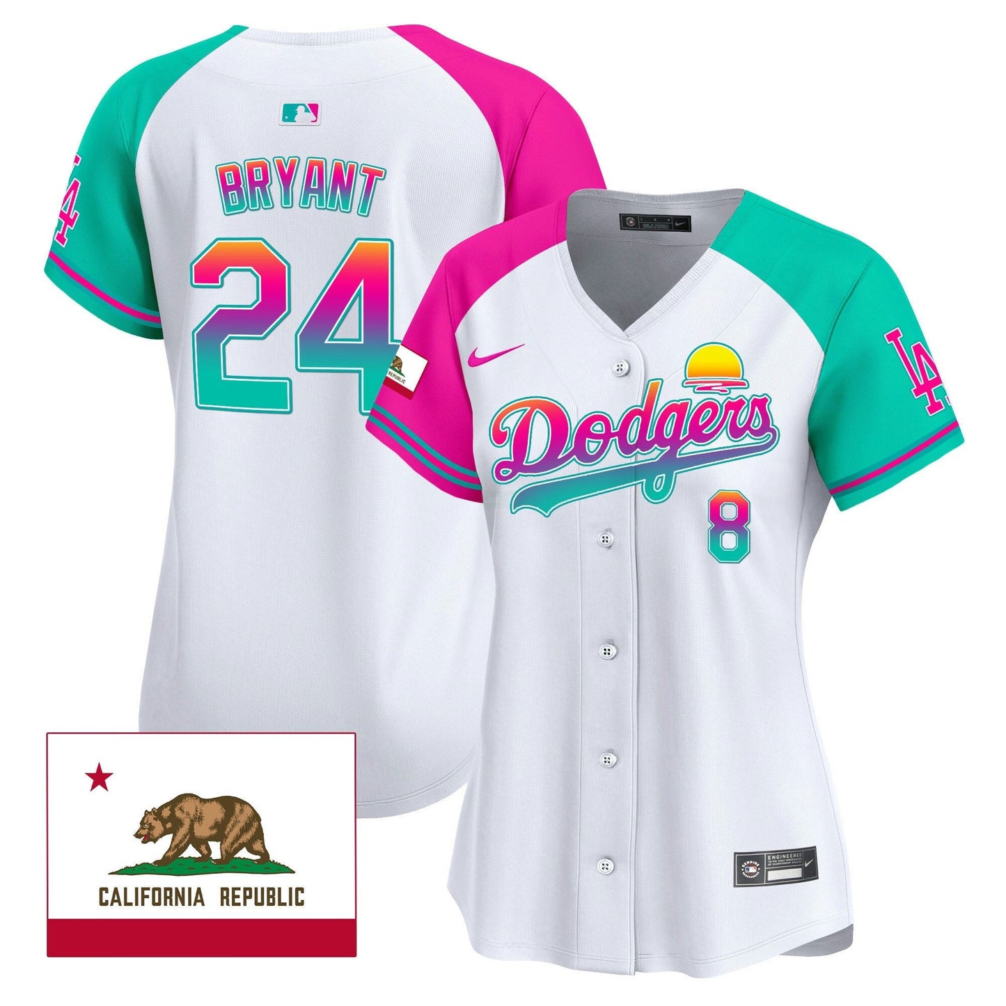 Camisa MLB Women’s 2024 Los Angeles City Style Vapor Premier Limited Jersey