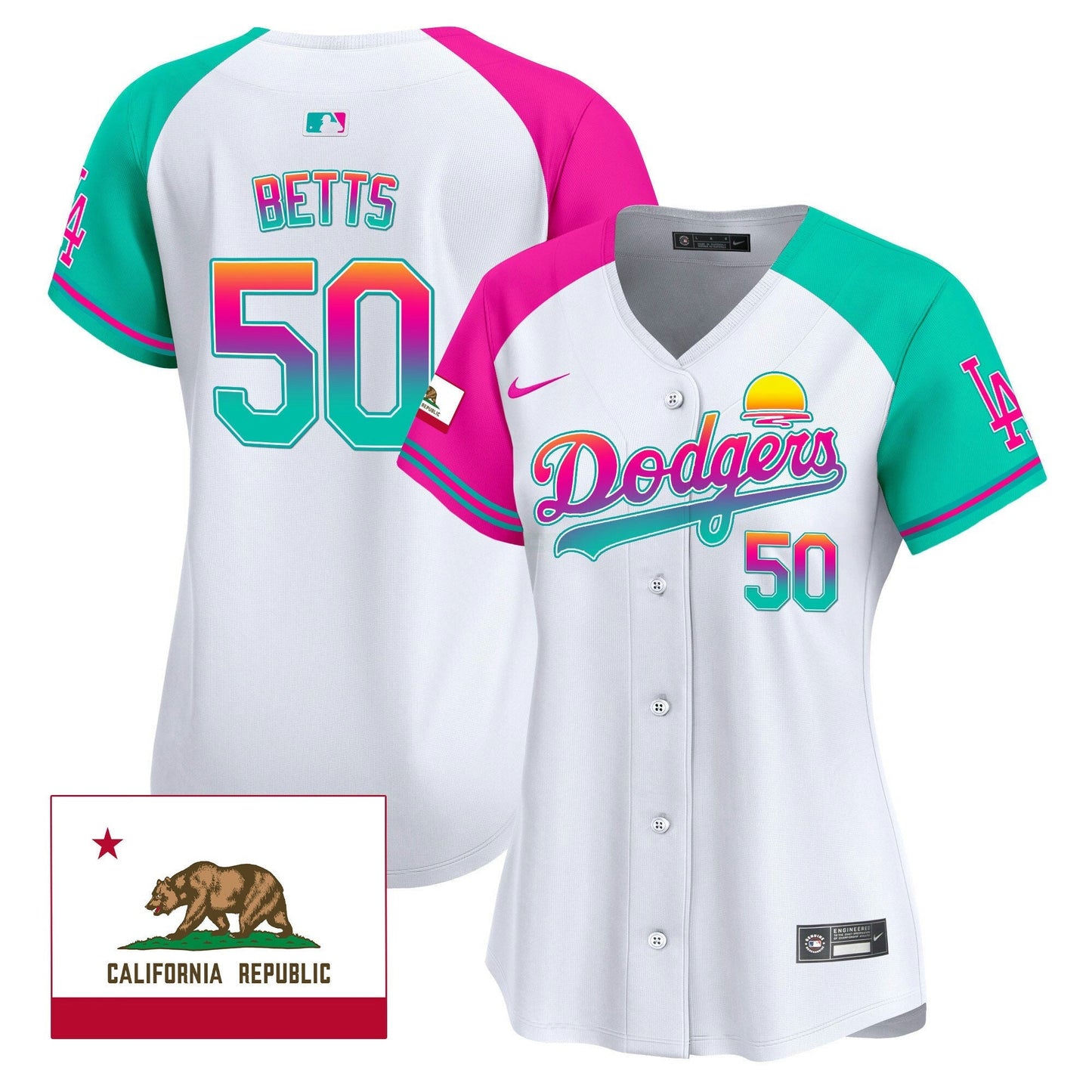 Camisa MLB Women’s 2024 Los Angeles City Style Vapor Premier Limited Jersey