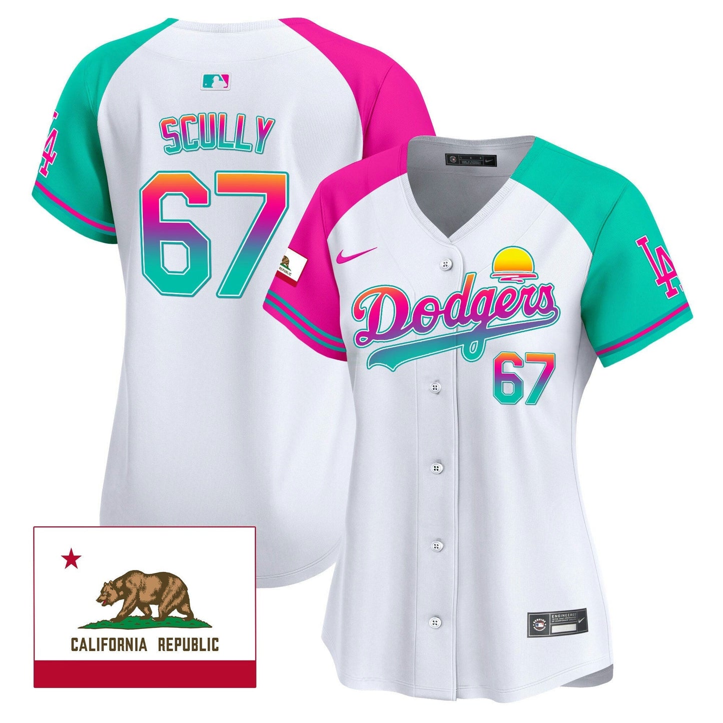 Camisa MLB Women’s 2024 Los Angeles City Style Vapor Premier Limited Jersey