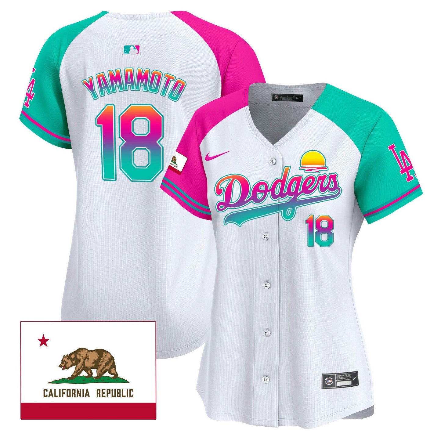 Camisa MLB Women’s 2024 Los Angeles City Style Vapor Premier Limited Jersey