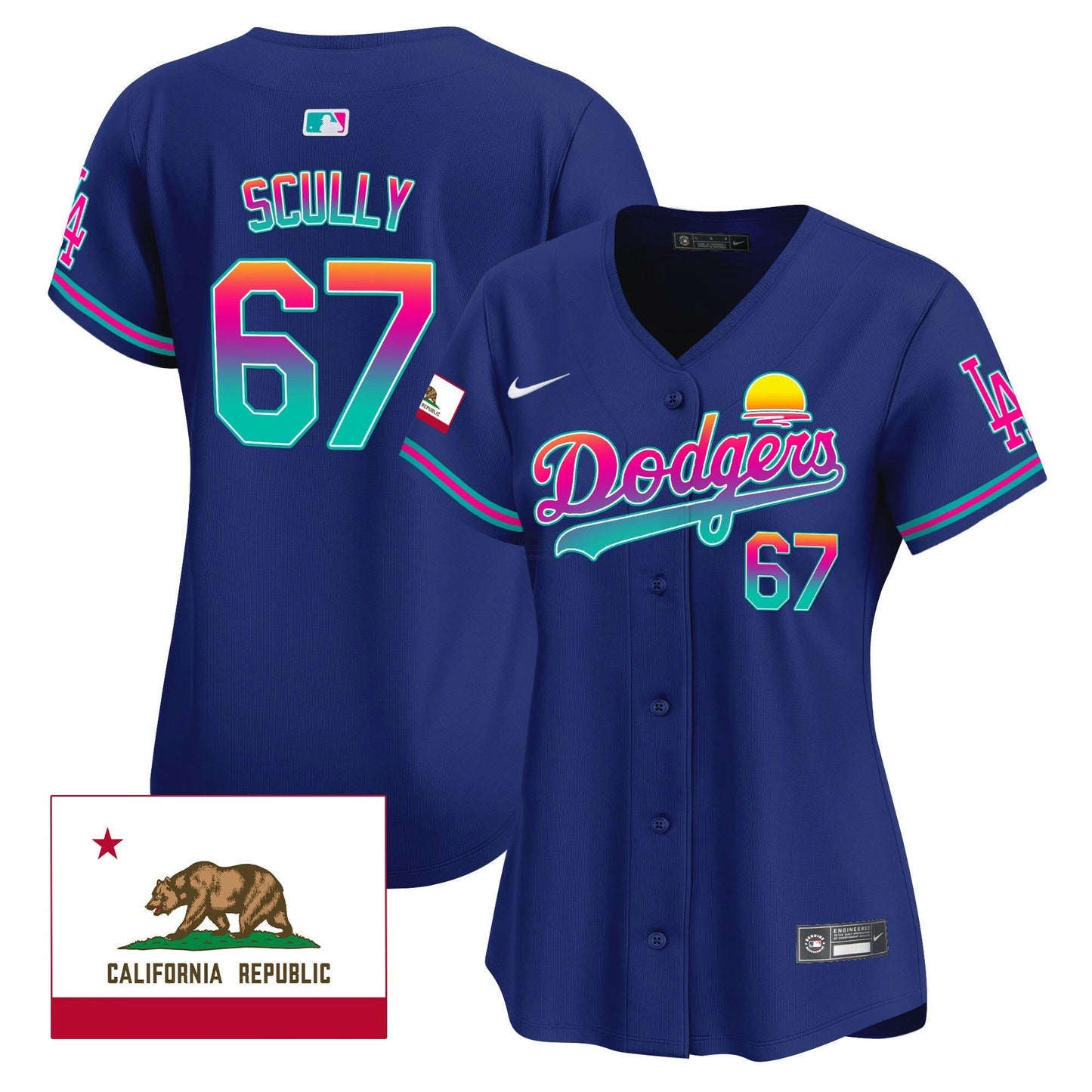 Camisa MLB Women’s 2024 Los Angeles City Style Vapor Premier Limited Jersey