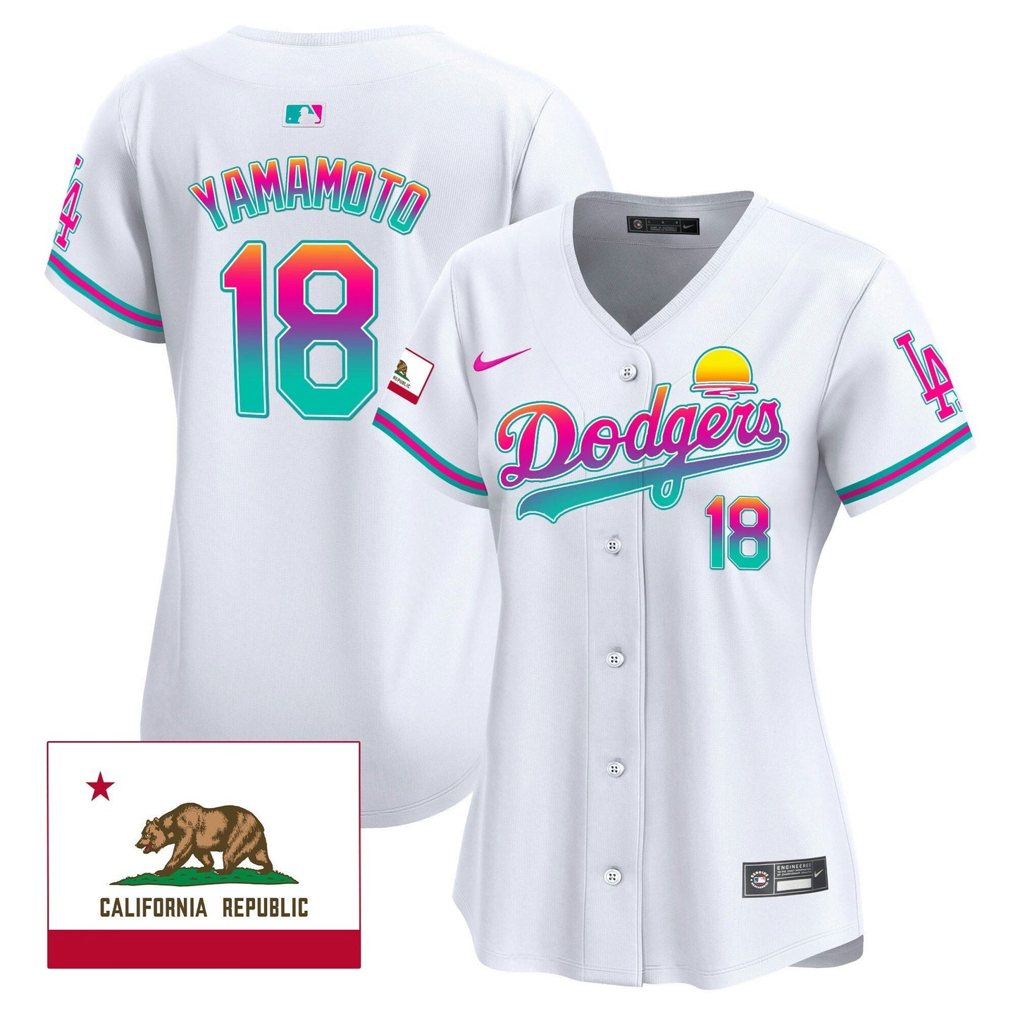 Camisa MLB Women’s 2024 Los Angeles City Style Vapor Premier Limited Jersey