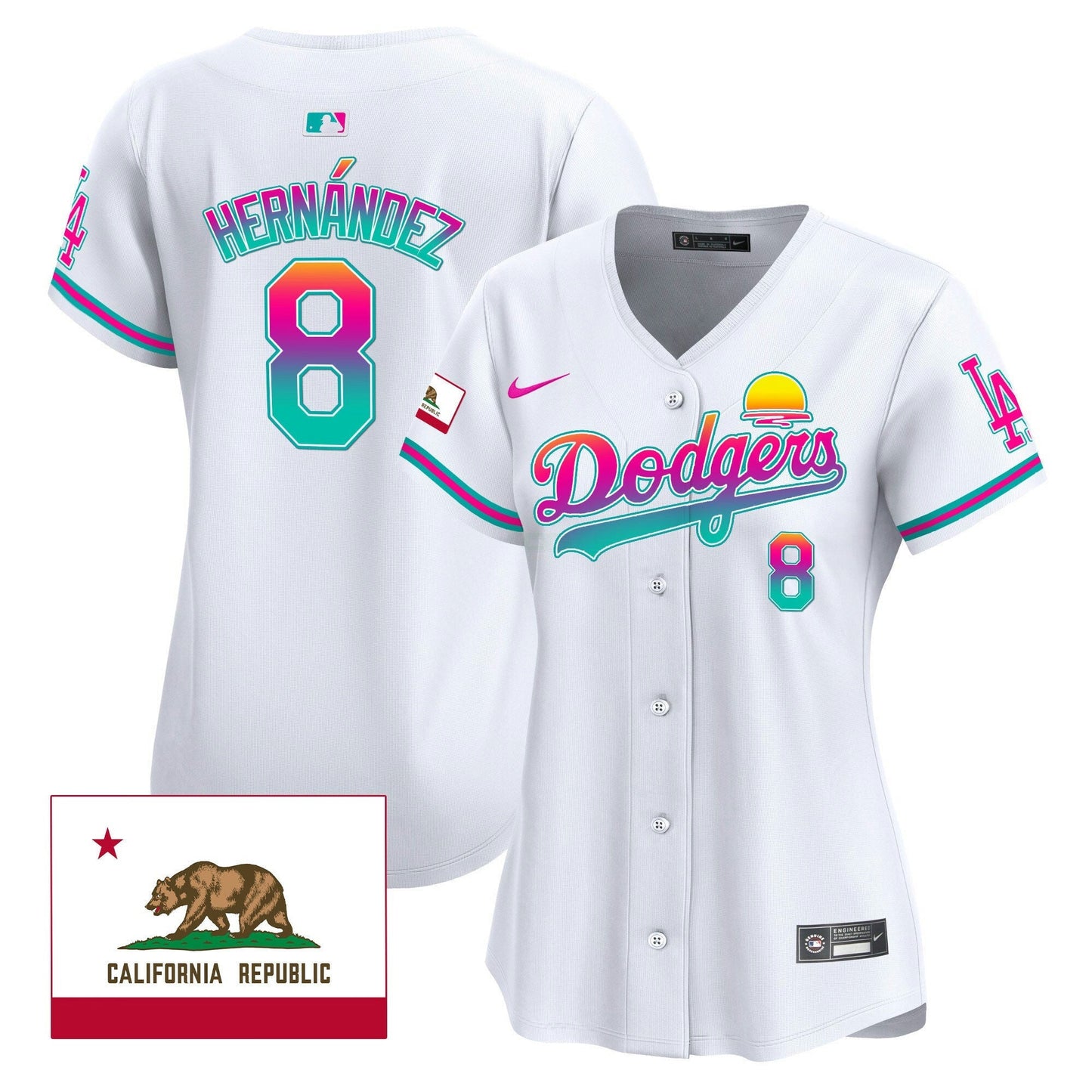 Camisa MLB Women’s 2024 Los Angeles City Style Vapor Premier Limited Jersey
