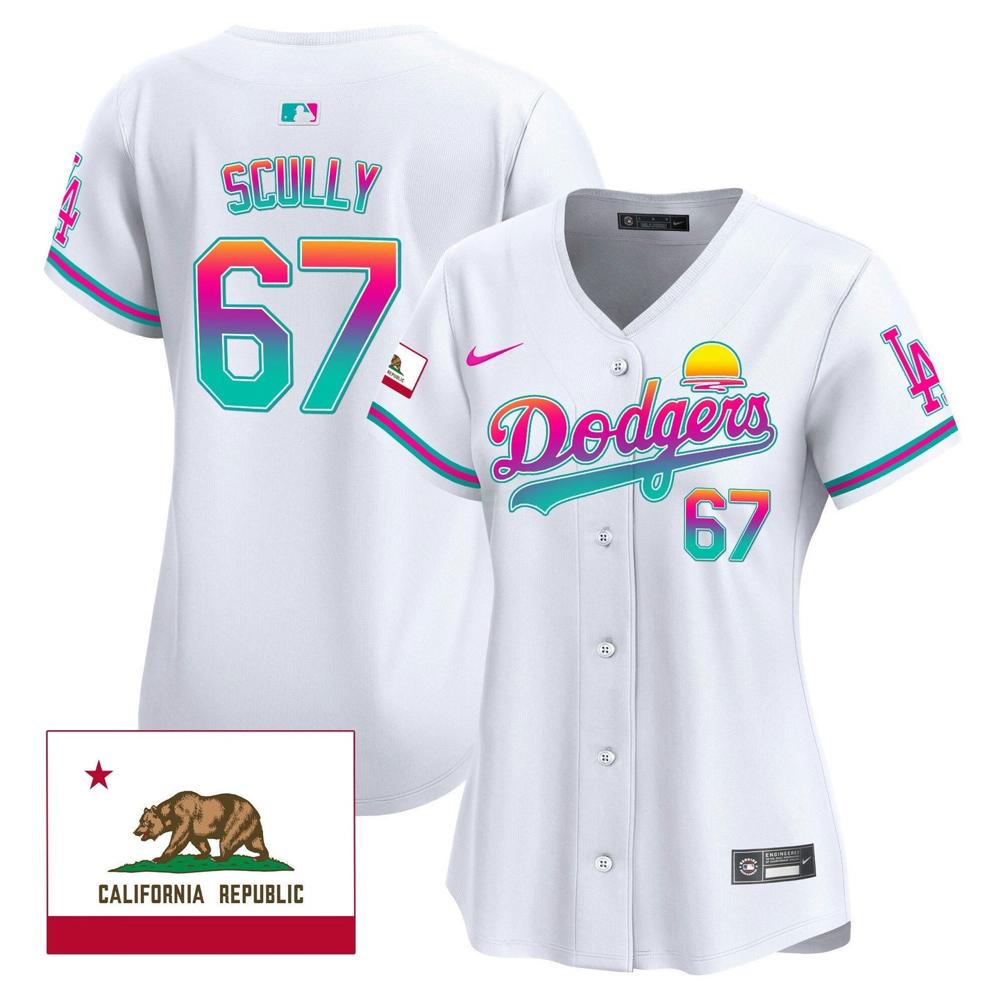 Camisa MLB Women’s 2024 Los Angeles City Style Vapor Premier Limited Jersey