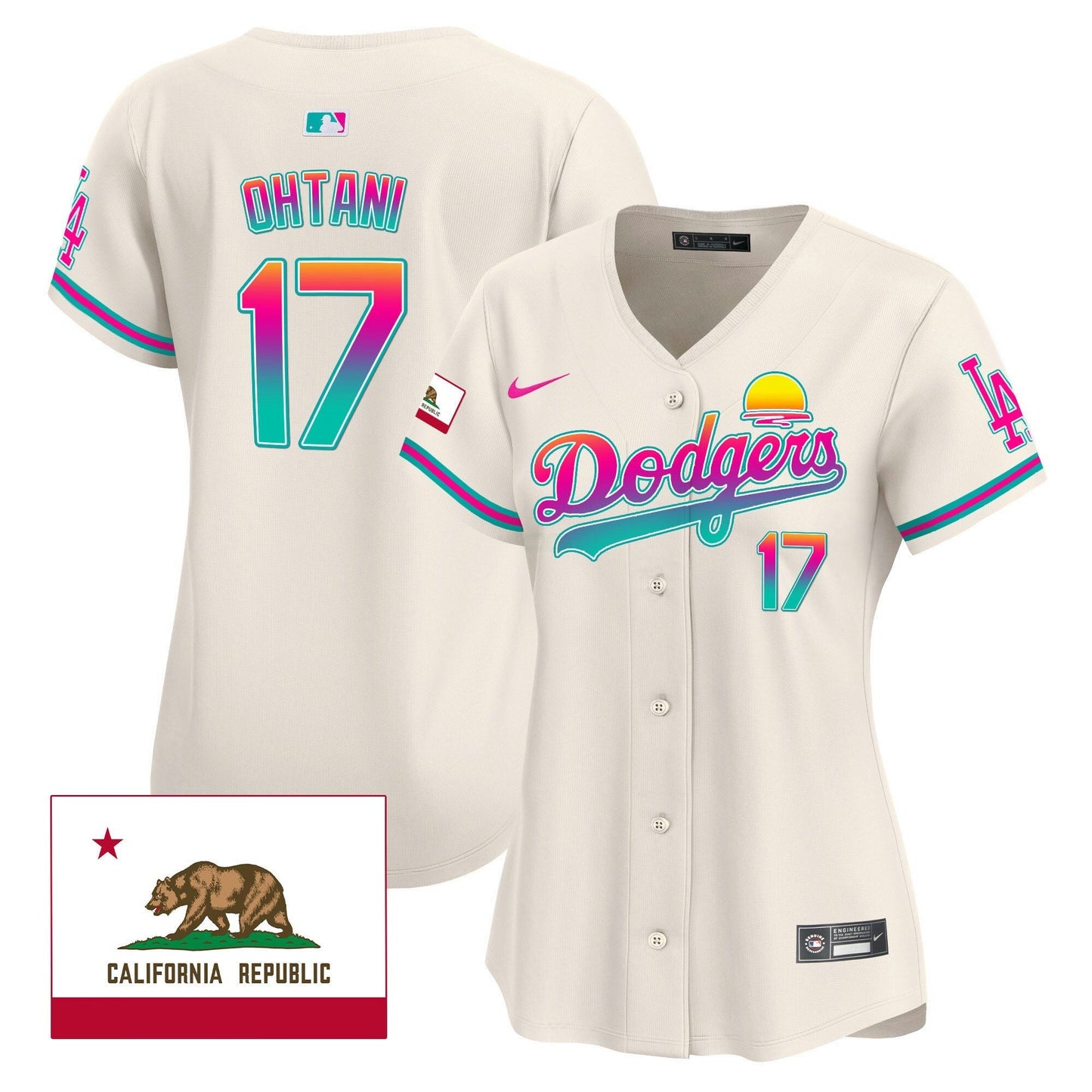Camisa MLB Women’s 2024 Los Angeles City Style Vapor Premier Limited Jersey