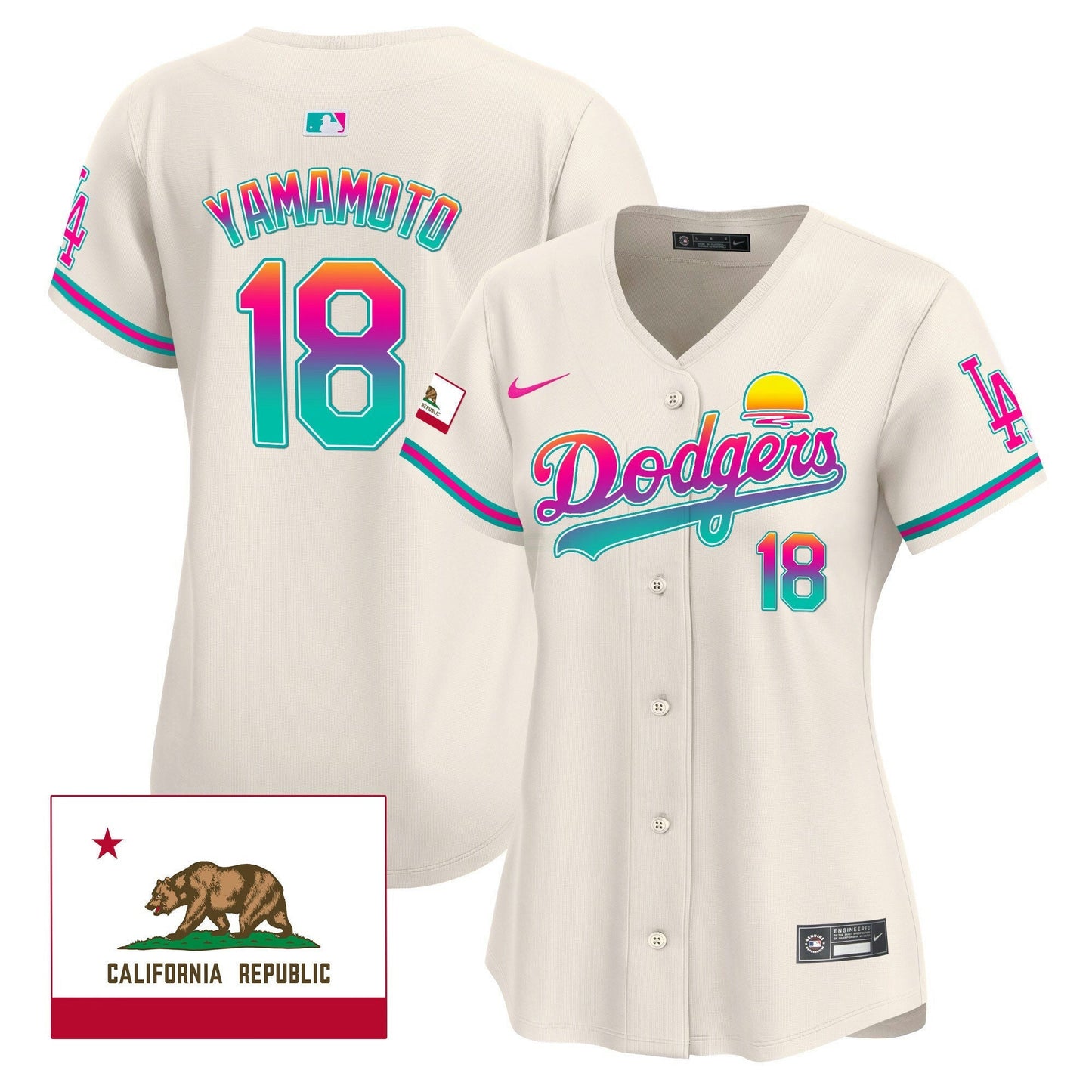 Camisa MLB Women’s 2024 Los Angeles City Style Vapor Premier Limited Jersey