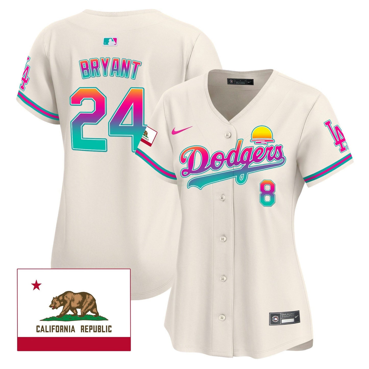 Camisa MLB Women’s 2024 Los Angeles City Style Vapor Premier Limited Jersey