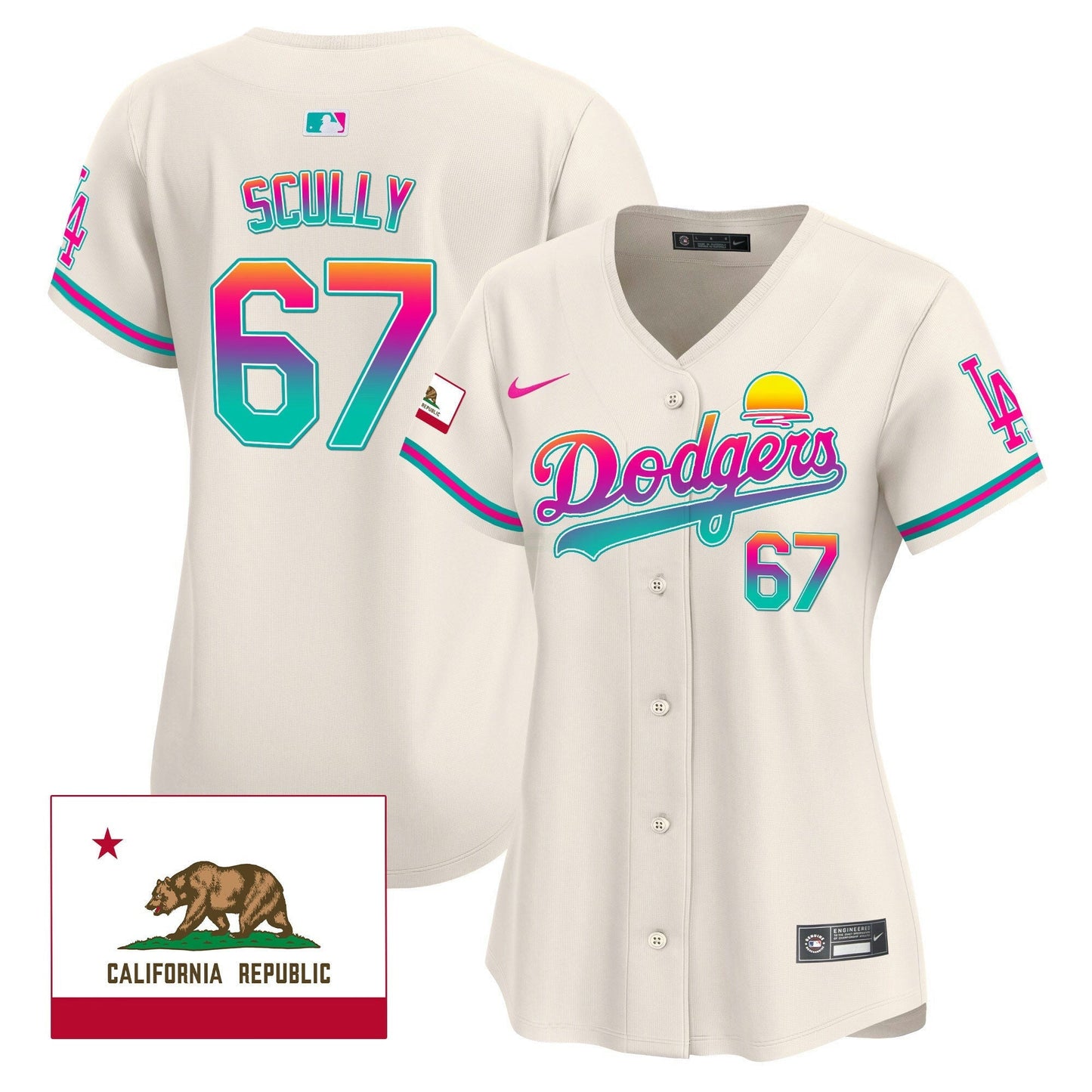 Camisa MLB Women’s 2024 Los Angeles City Style Vapor Premier Limited Jersey