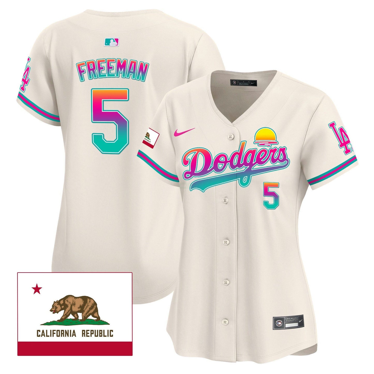 Camisa MLB Women’s 2024 Los Angeles City Style Vapor Premier Limited Jersey
