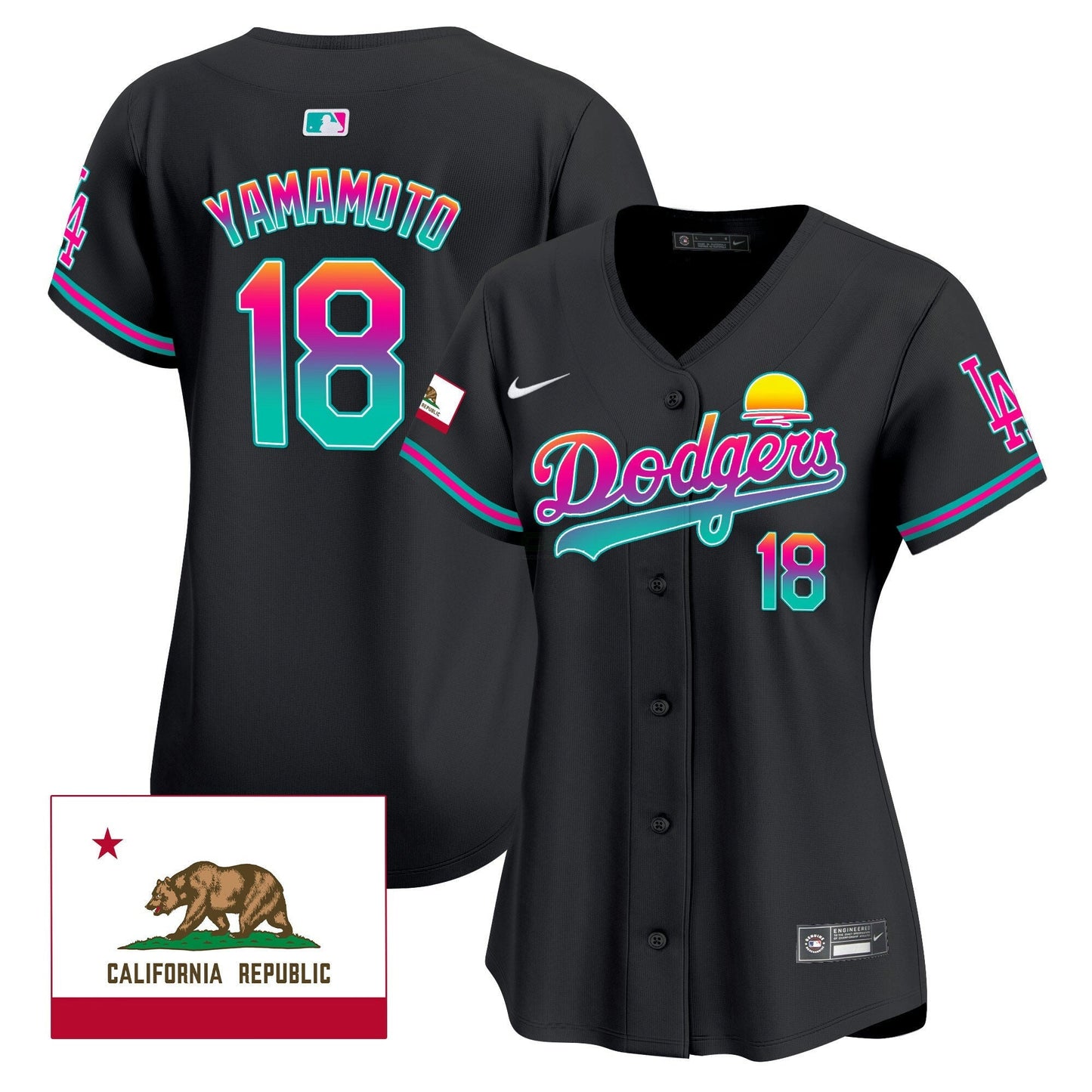 Camisa MLB Women’s 2024 Los Angeles City Style Vapor Premier Limited Jersey