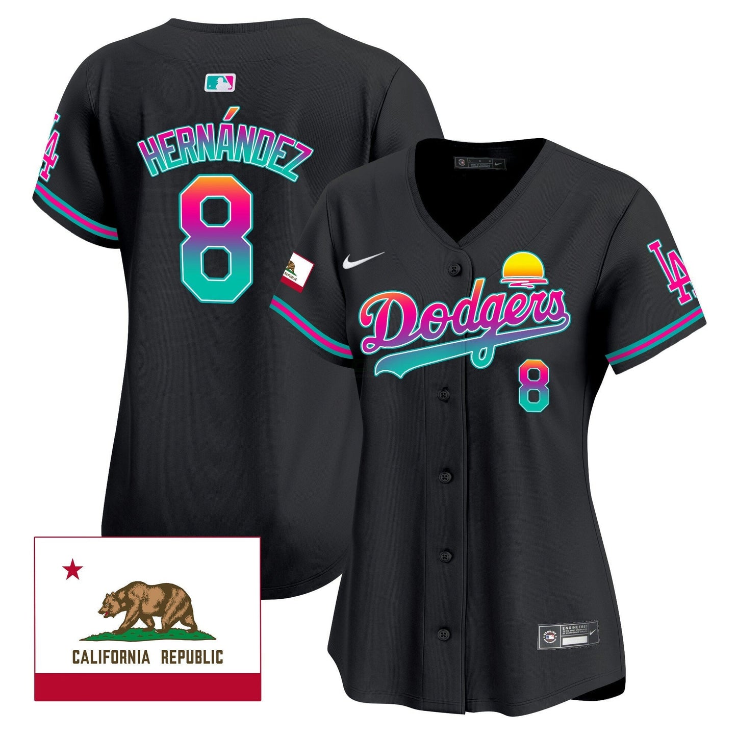 Camisa MLB Women’s 2024 Los Angeles City Style Vapor Premier Limited Jersey