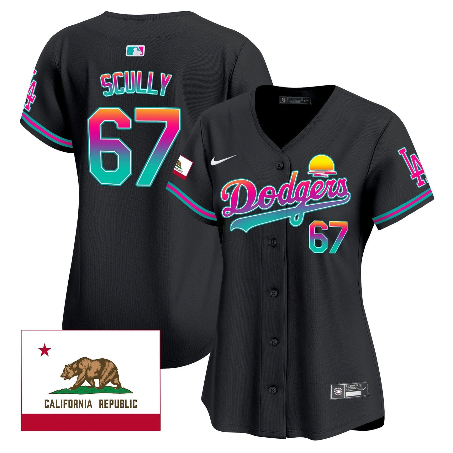 Camisa MLB Women’s 2024 Los Angeles City Style Vapor Premier Limited Jersey