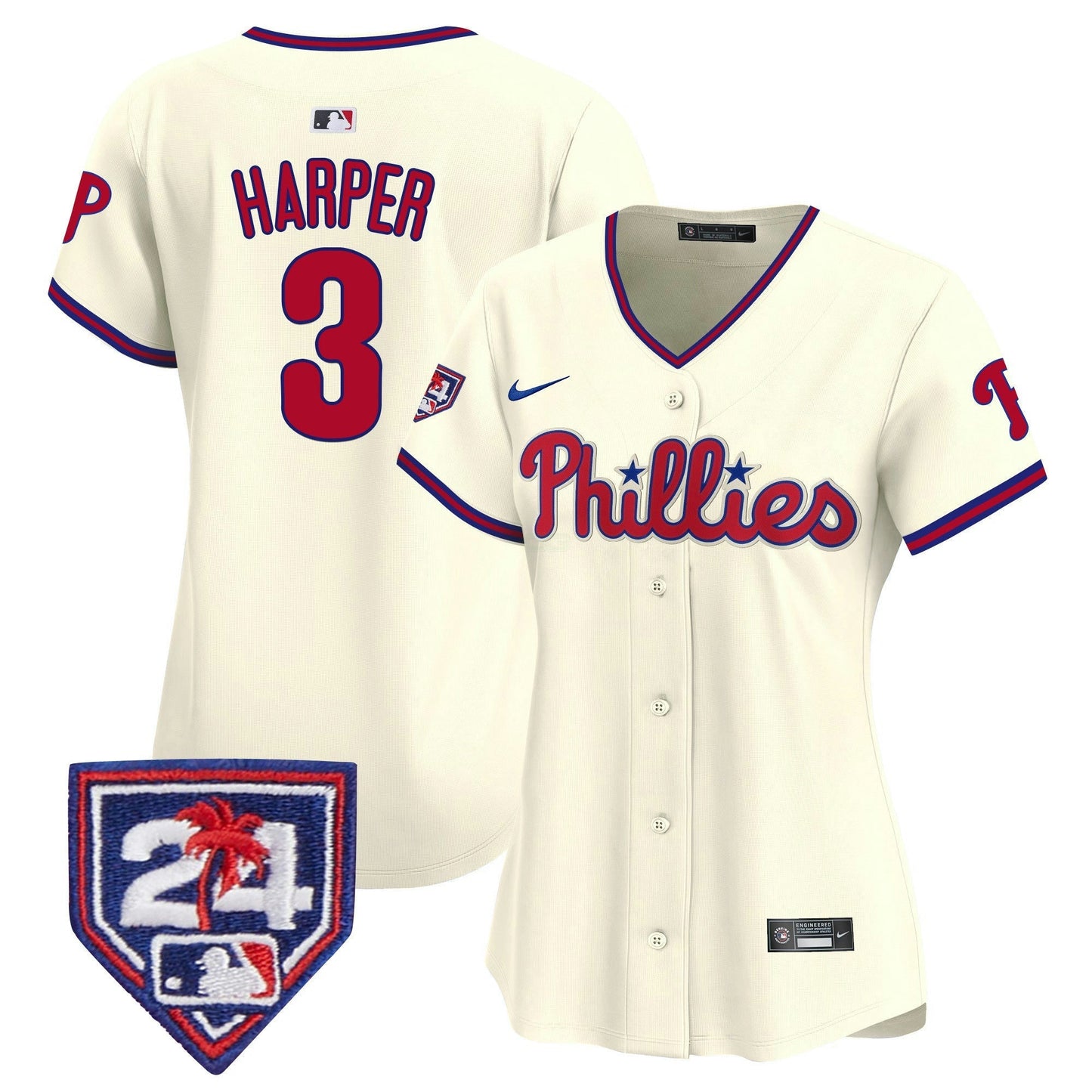 Camisa MLB Women’s 2024 Spring Training Patch Vapor Premier Limited Jersey