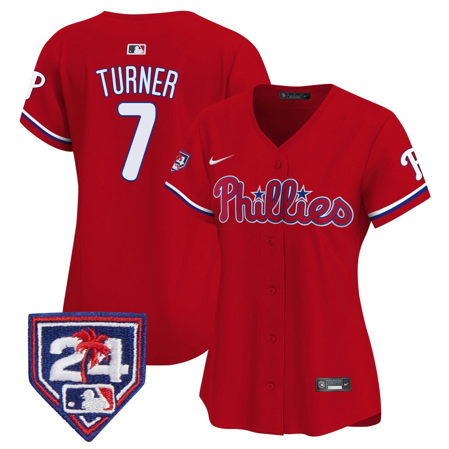 Camisa MLB Women’s 2024 Spring Training Patch Vapor Premier Limited Jersey