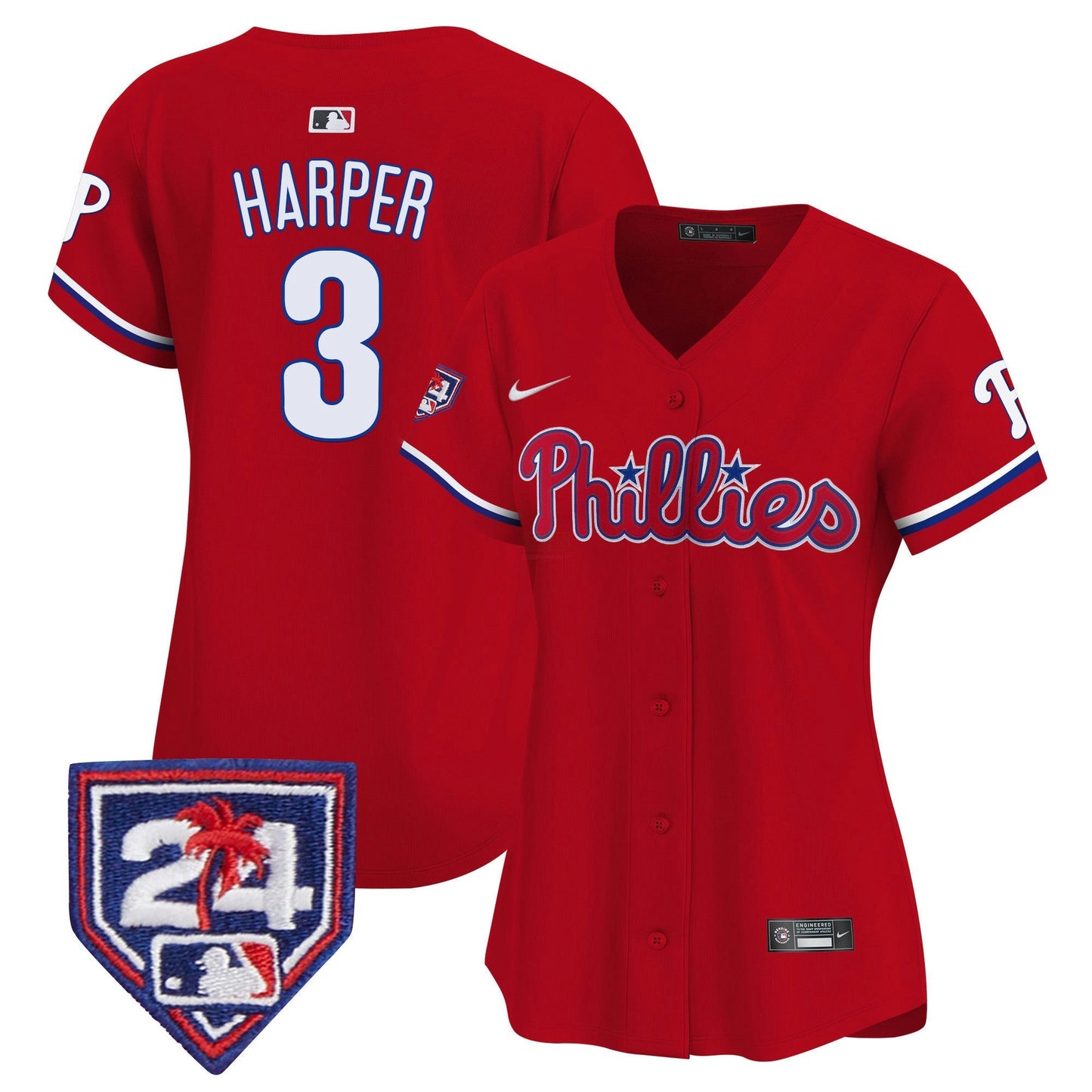 Camisa MLB Women’s 2024 Spring Training Patch Vapor Premier Limited Jersey