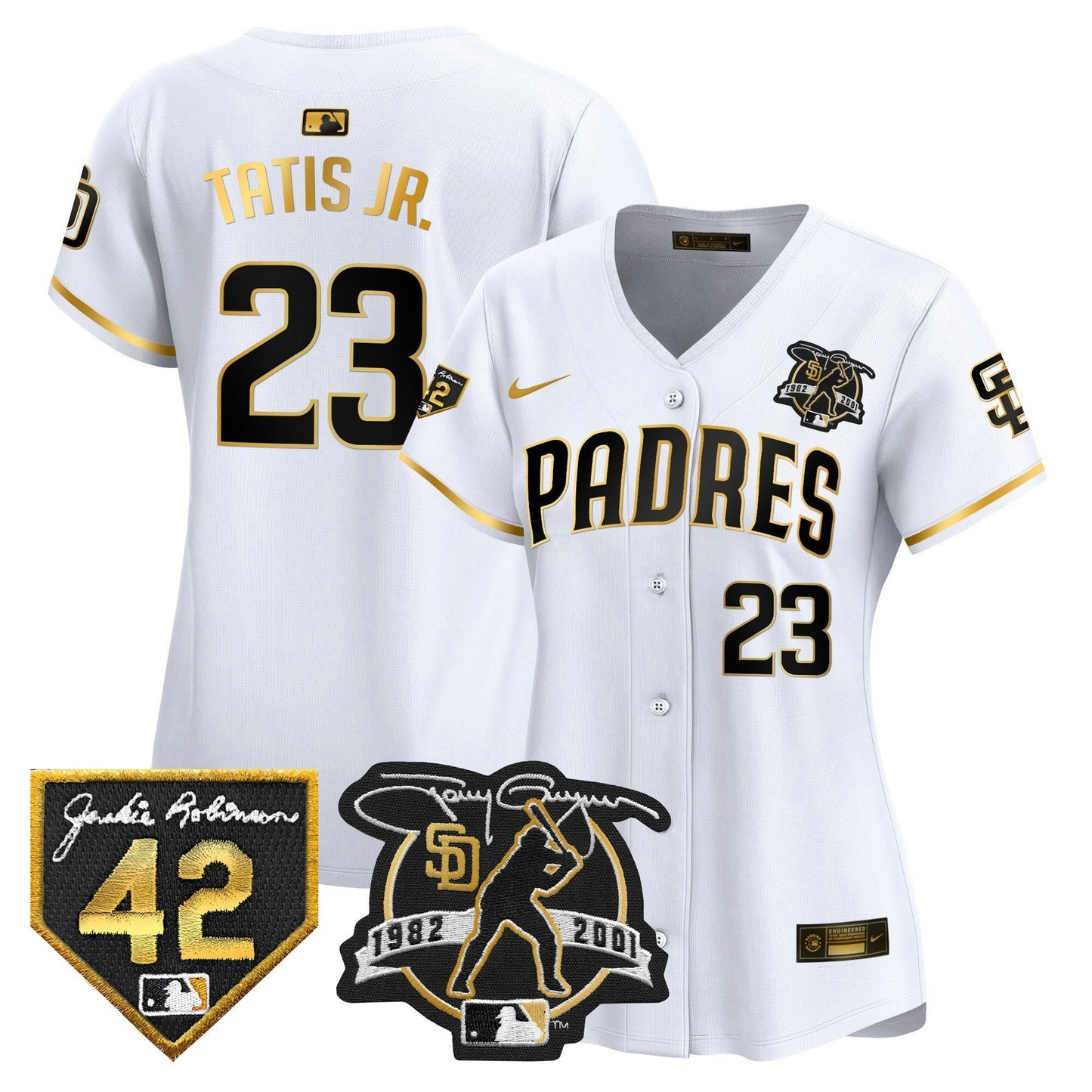 Camisa MLB Women’s 2024 Tony Gwynn & Robinson Patch Vapor Premier Limited Jersey