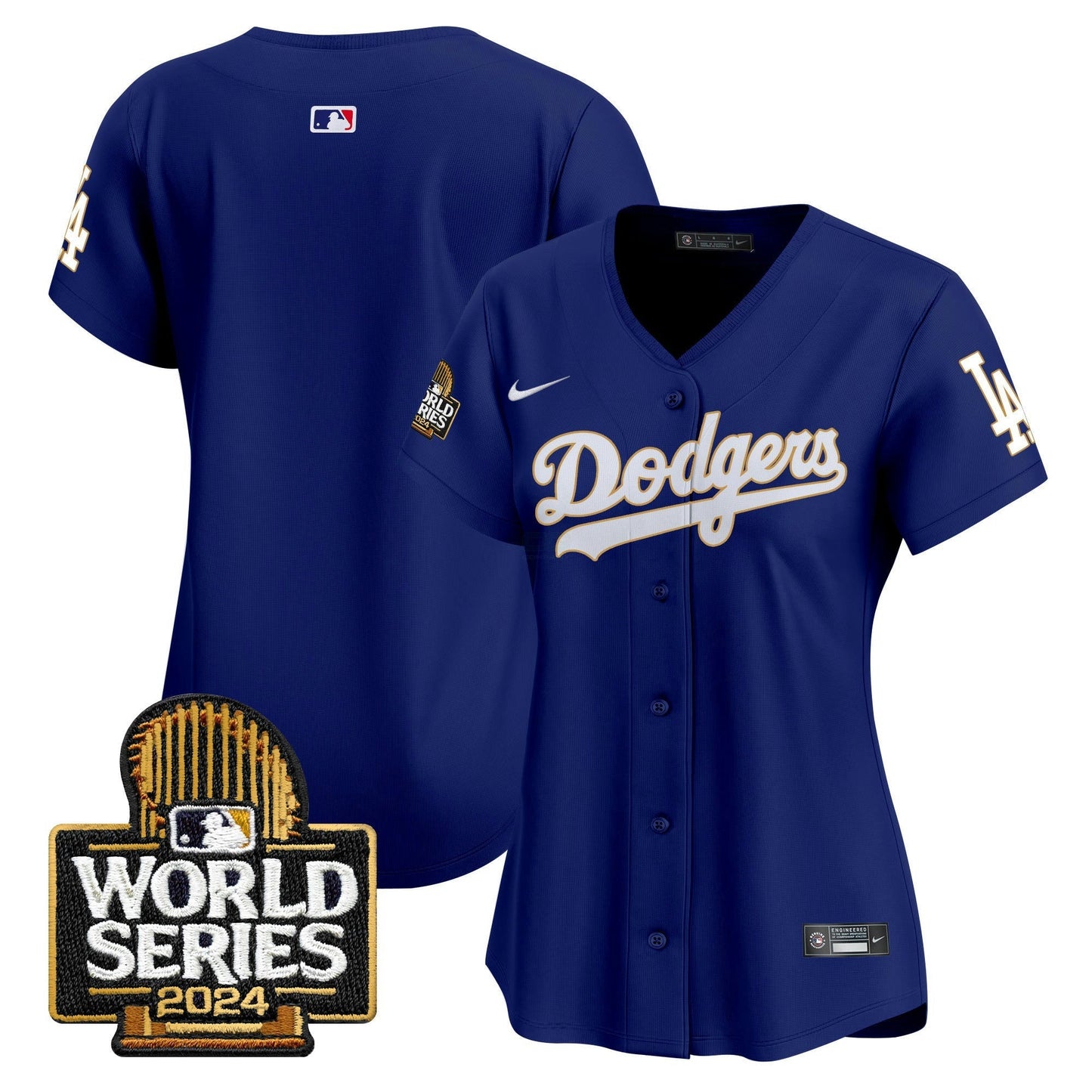 Camisa MLB Women’s 2024 World Series Dourada Trim Vapor Premier Limited Jersey