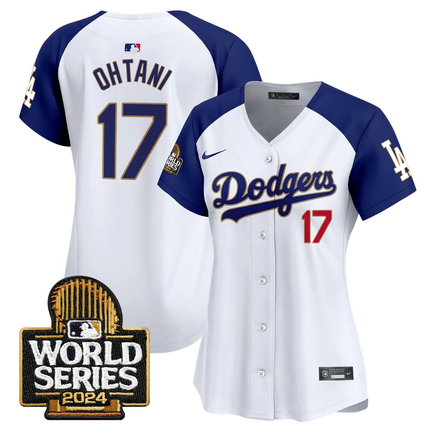 Camisa MLB Women’s 2024 World Series Dourada Trim Vapor Premier Limited Jersey