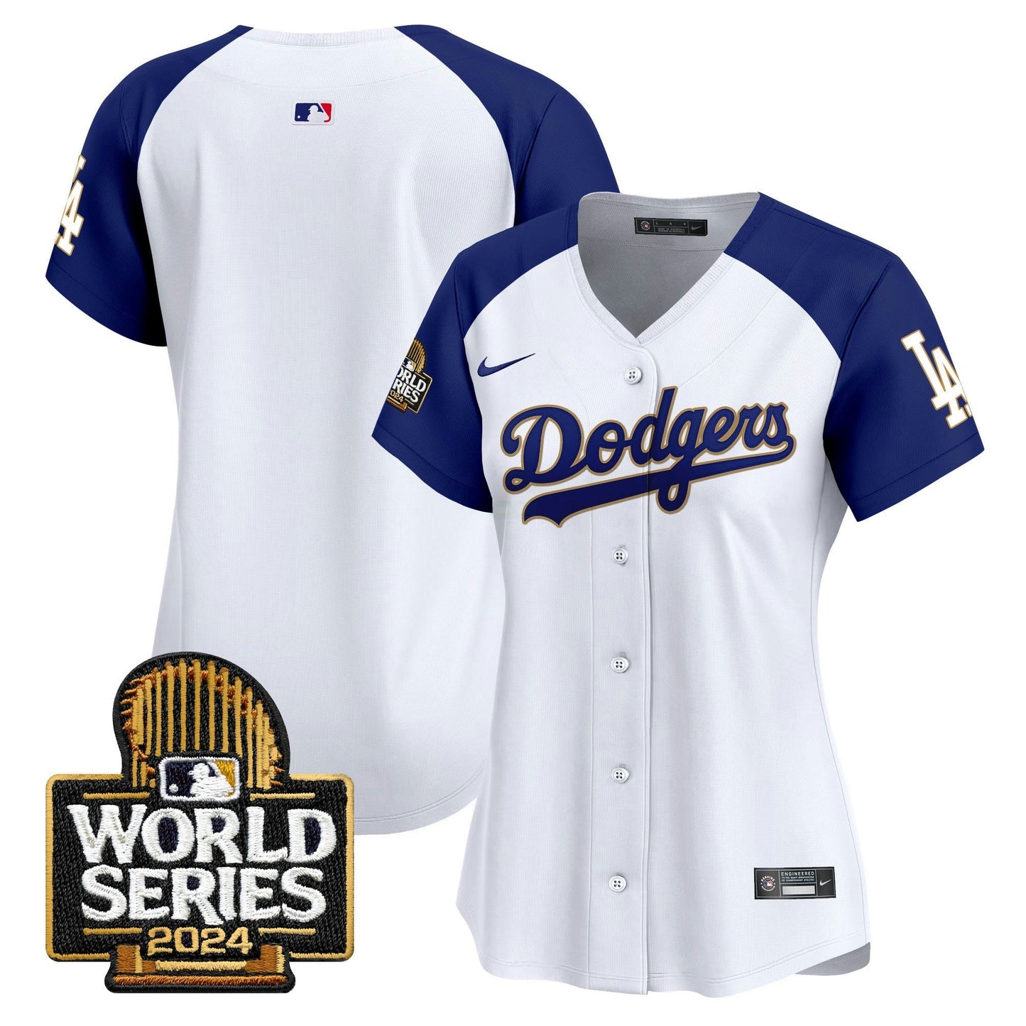 Camisa MLB Women’s 2024 World Series Dourada Trim Vapor Premier Limited Jersey