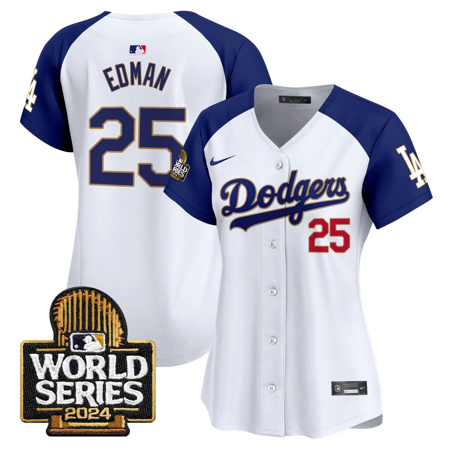 Camisa MLB Women’s 2024 World Series Dourada Trim Vapor Premier Limited Jersey
