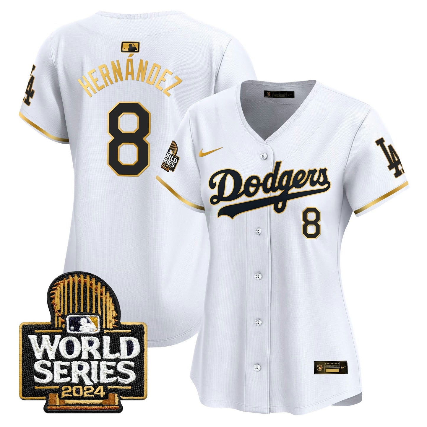 Camisa MLB Women’s 2024 World Series Dourada Trim Vapor Premier Limited Jersey