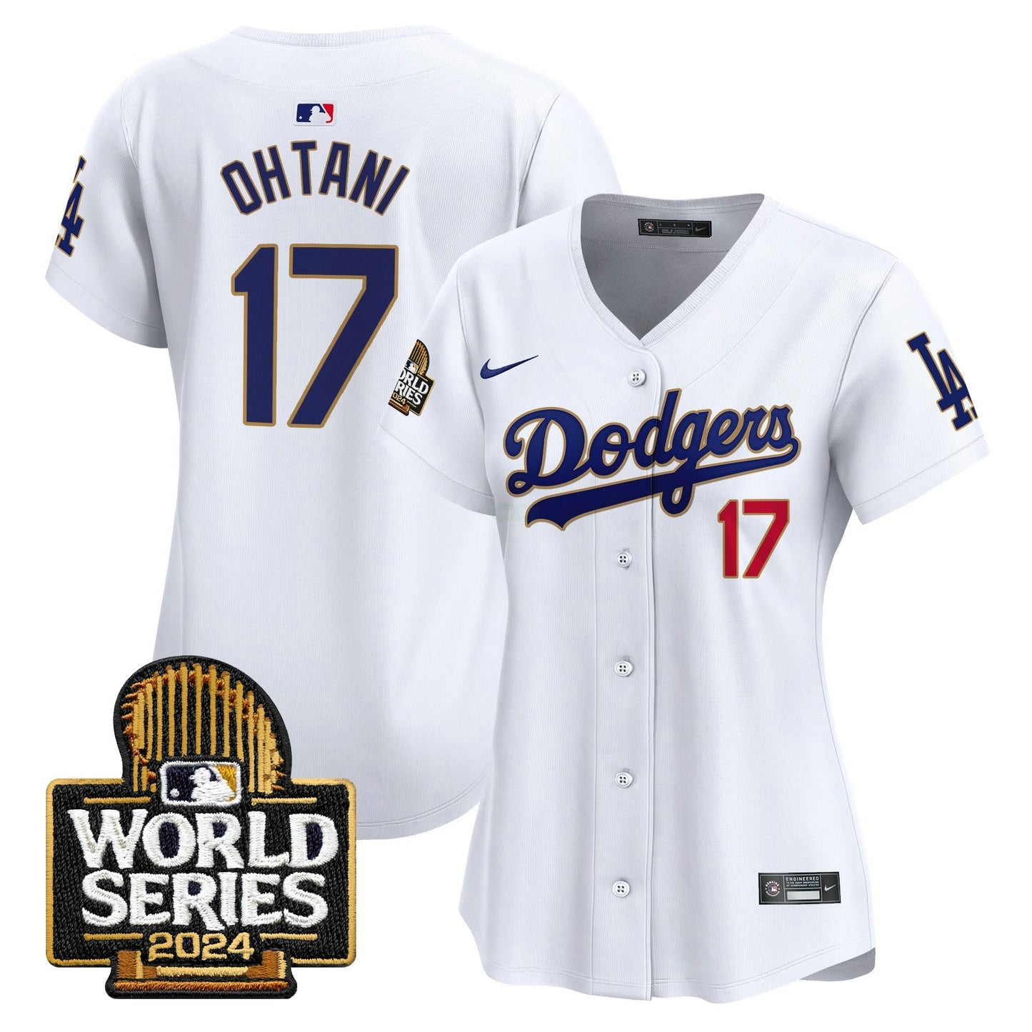 Camisa MLB Women’s 2024 World Series Dourada Trim Vapor Premier Limited Jersey