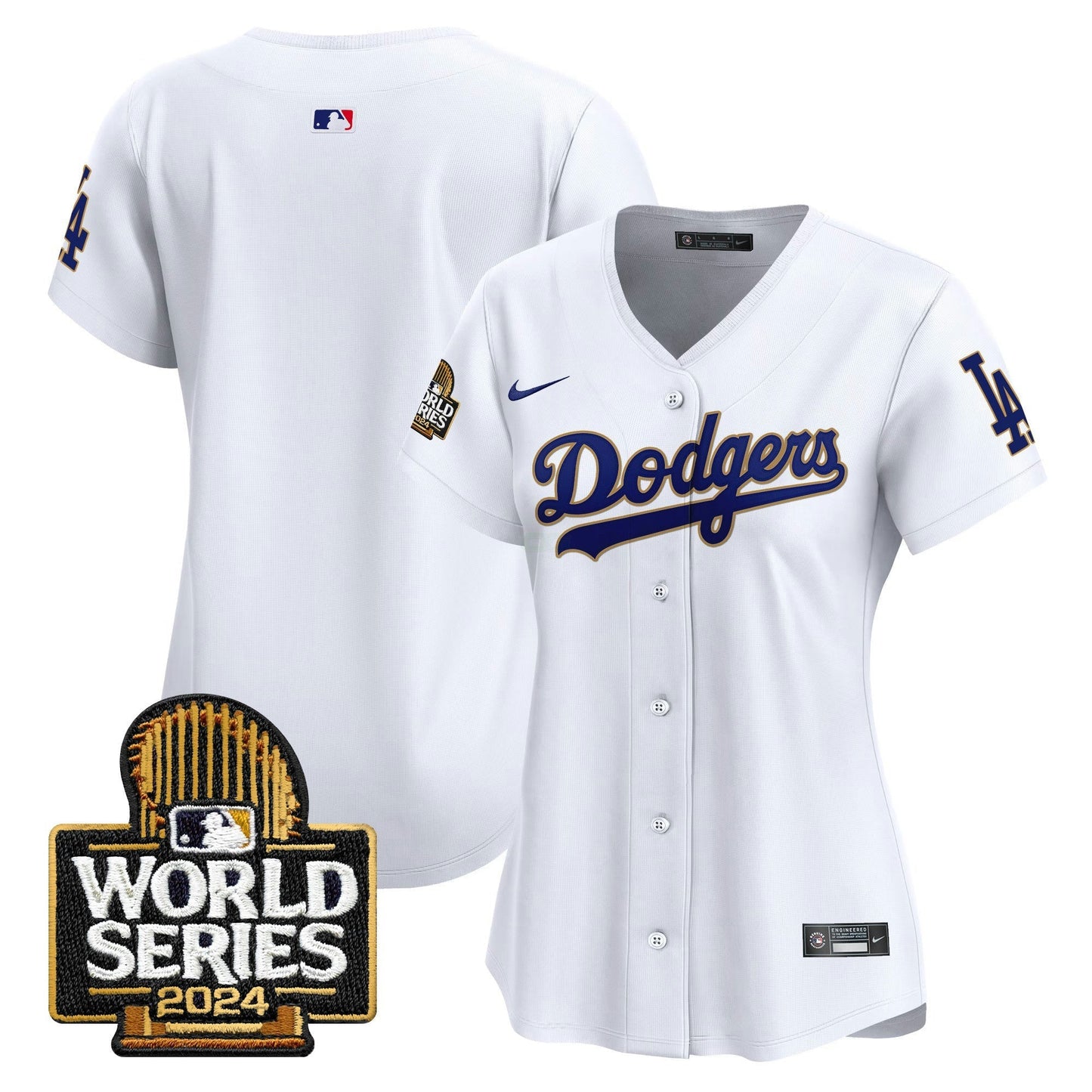 Camisa MLB Women’s 2024 World Series Dourada Trim Vapor Premier Limited Jersey