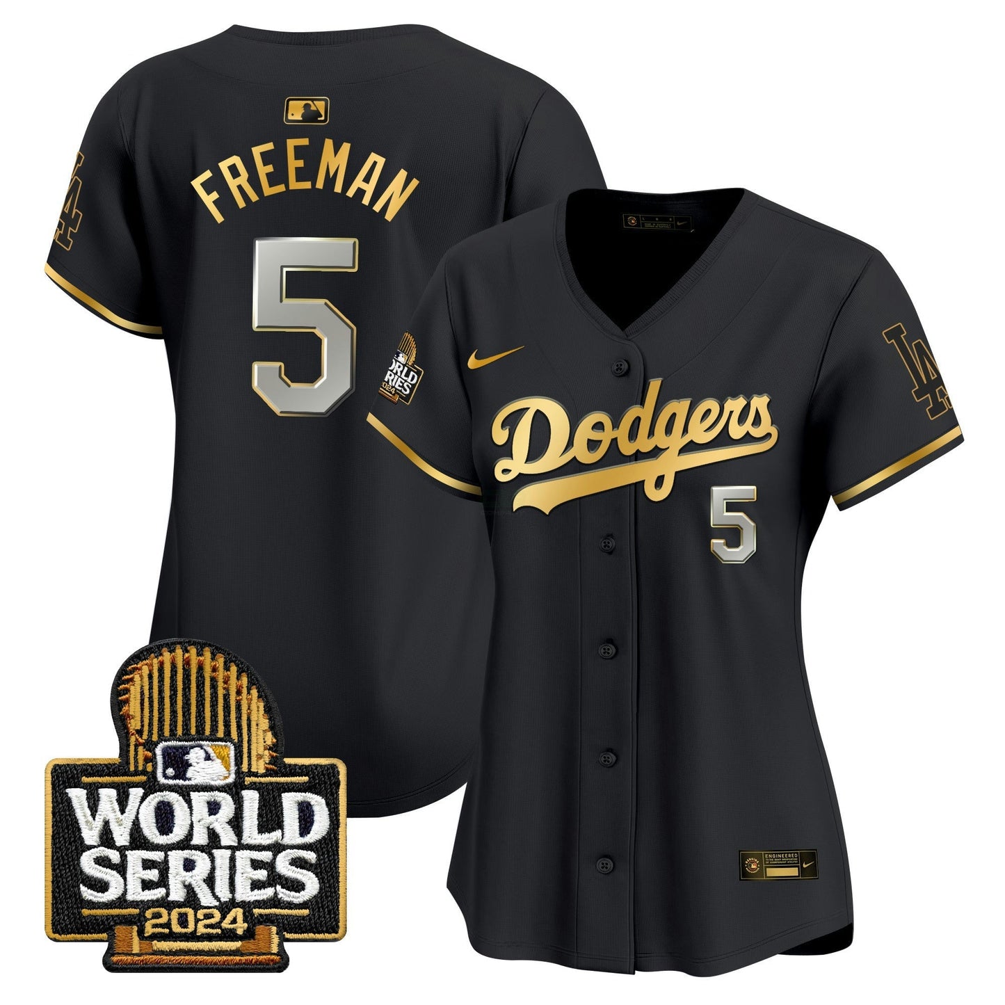 Camisa MLB Women’s 2024 World Series Dourada Trim Vapor Premier Limited Jersey