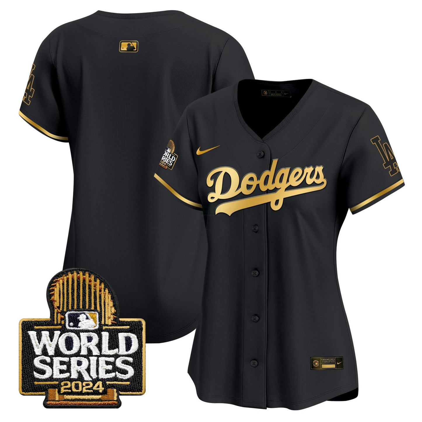 Camisa MLB Women’s 2024 World Series Dourada Trim Vapor Premier Limited Jersey