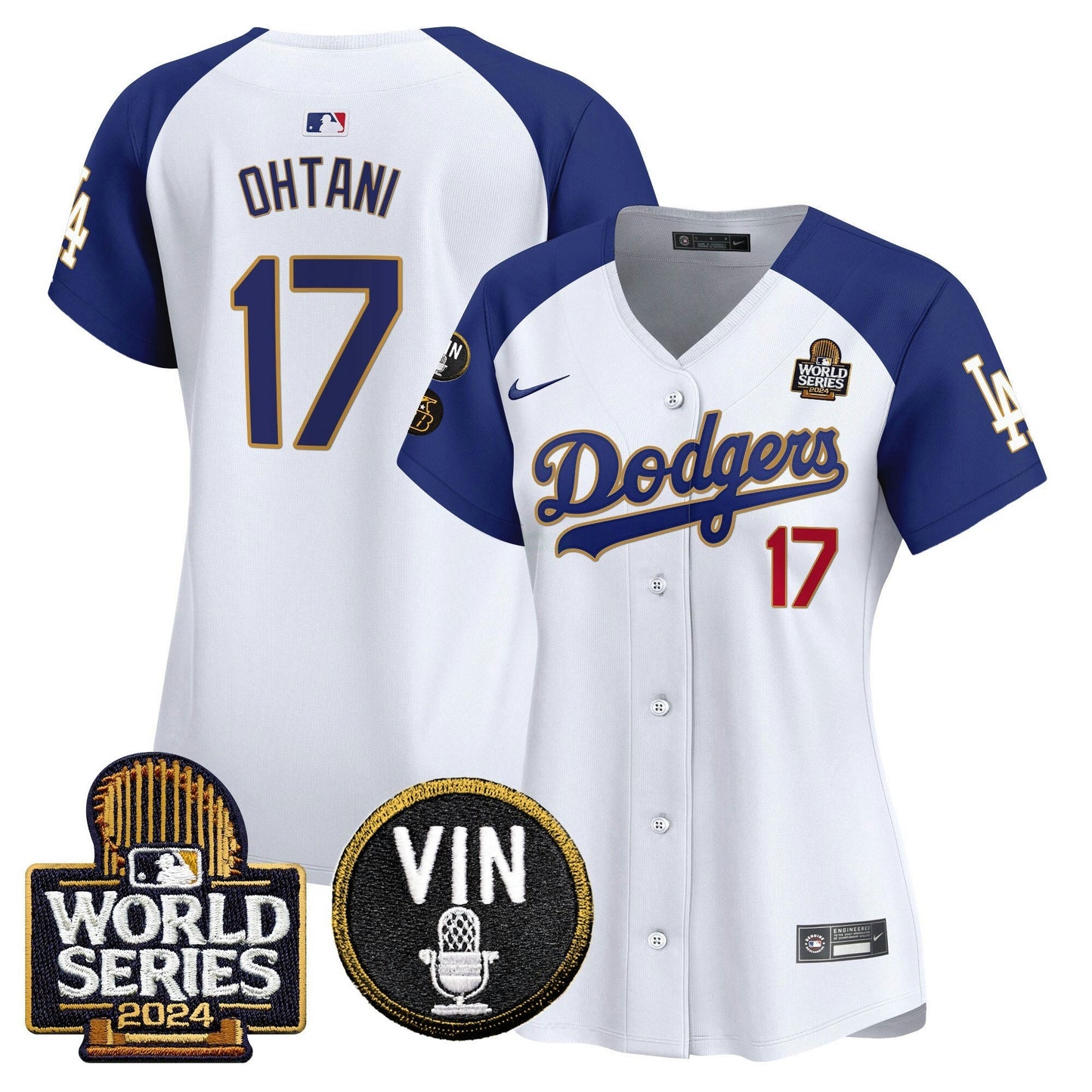 Camisa MLB Women’s 2024 World Series Dourada Trim Vapor Premier Limited Jersey V2