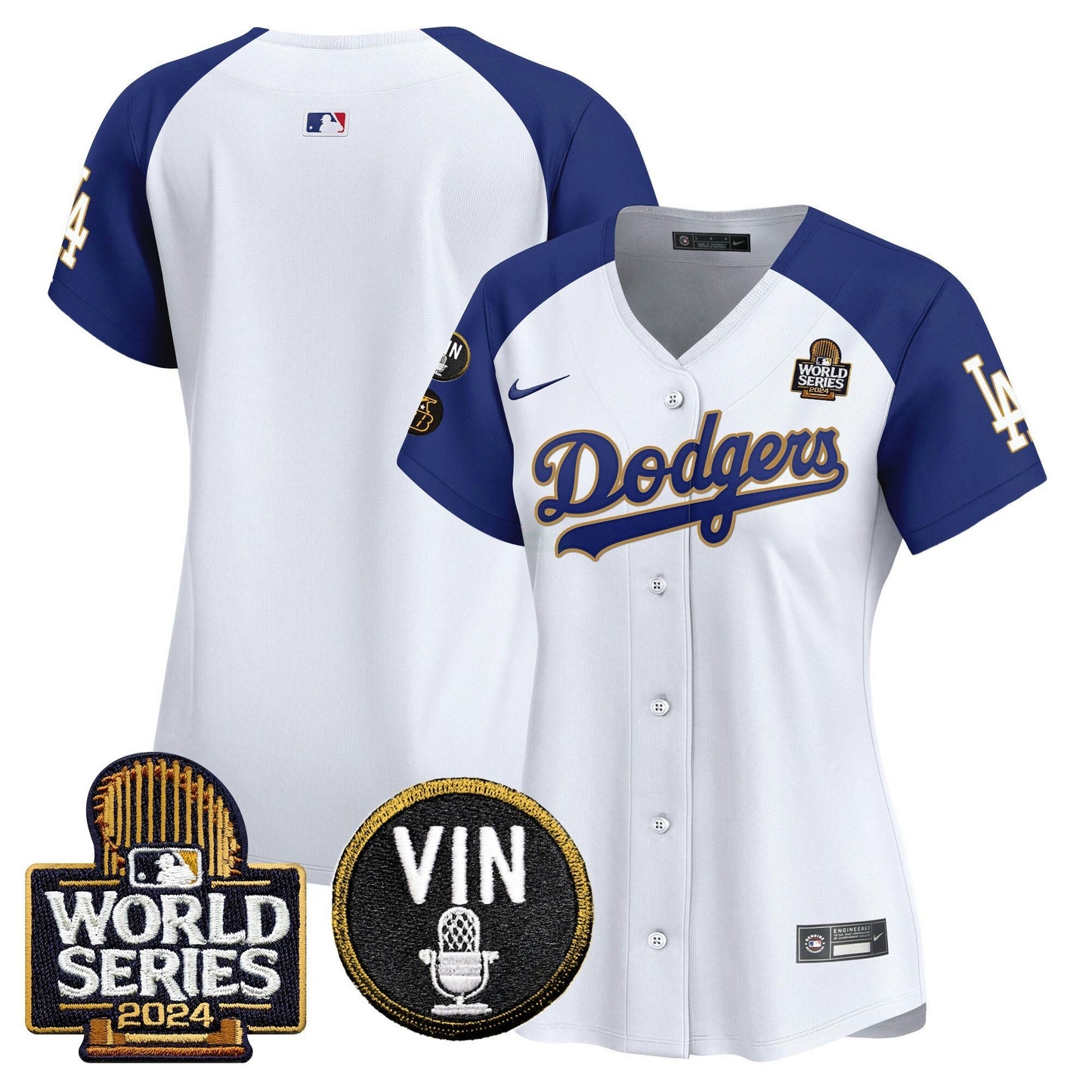 Camisa MLB Women’s 2024 World Series Dourada Trim Vapor Premier Limited Jersey V2