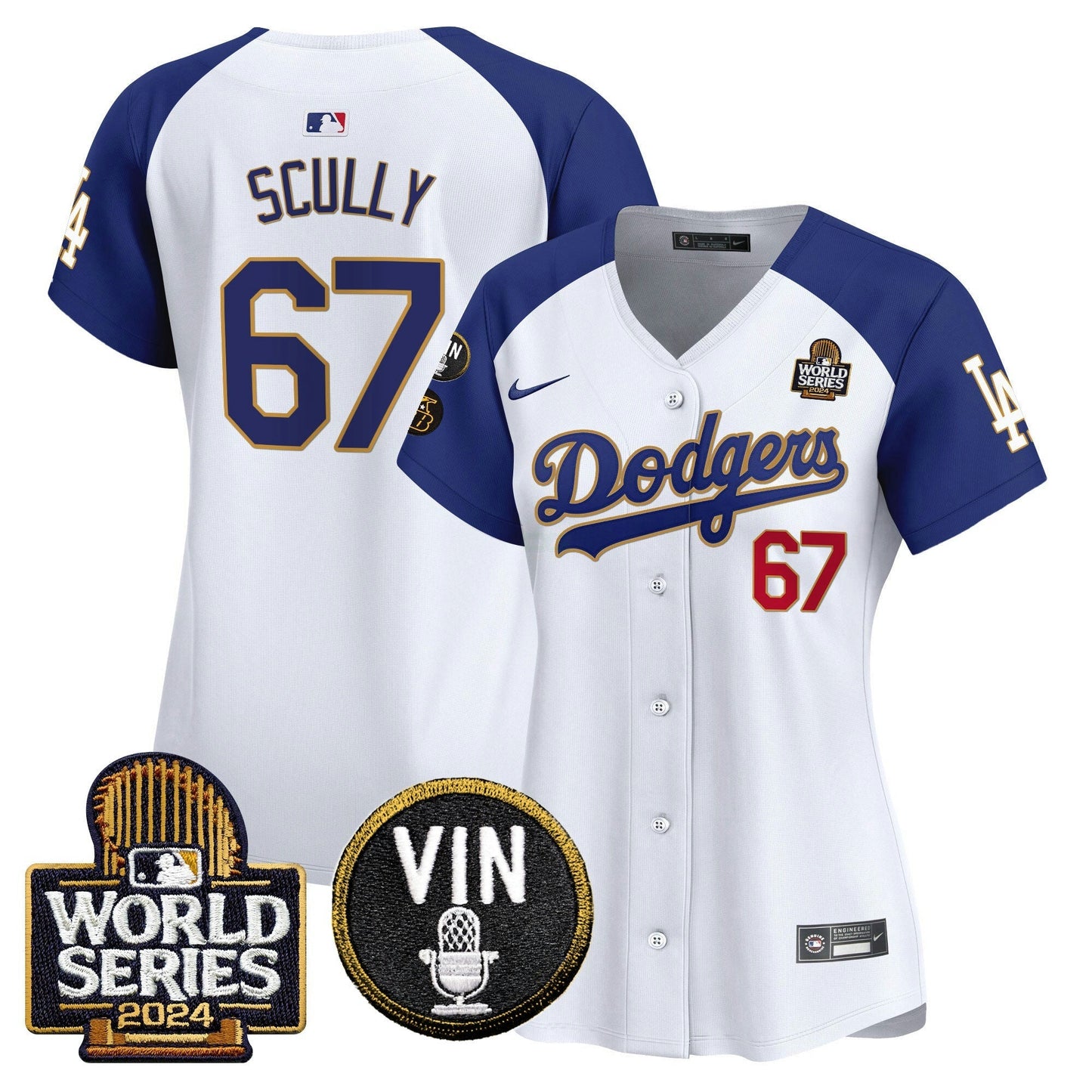 Camisa MLB Women’s 2024 World Series Dourada Trim Vapor Premier Limited Jersey V2