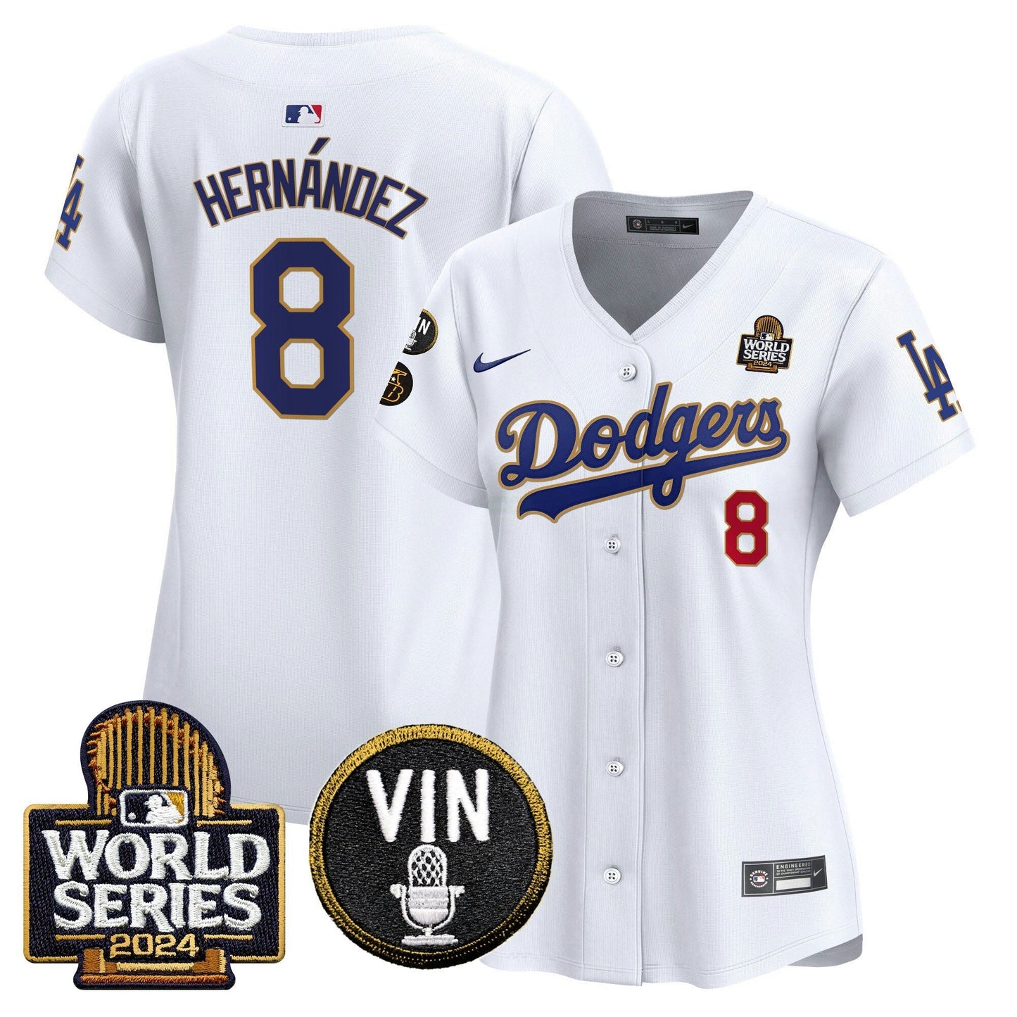 Camisa MLB Women’s 2024 World Series Dourada Trim Vapor Premier Limited Jersey V2