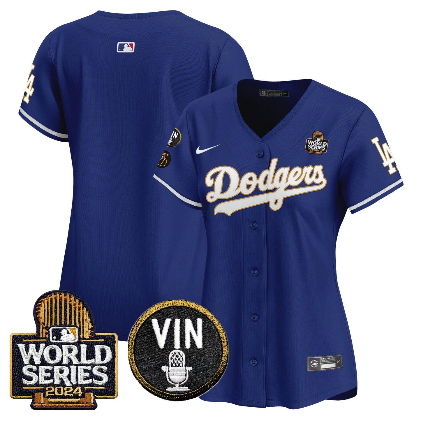 Camisa MLB Women’s 2024 World Series Dourada Trim Vapor Premier Limited Jersey V2
