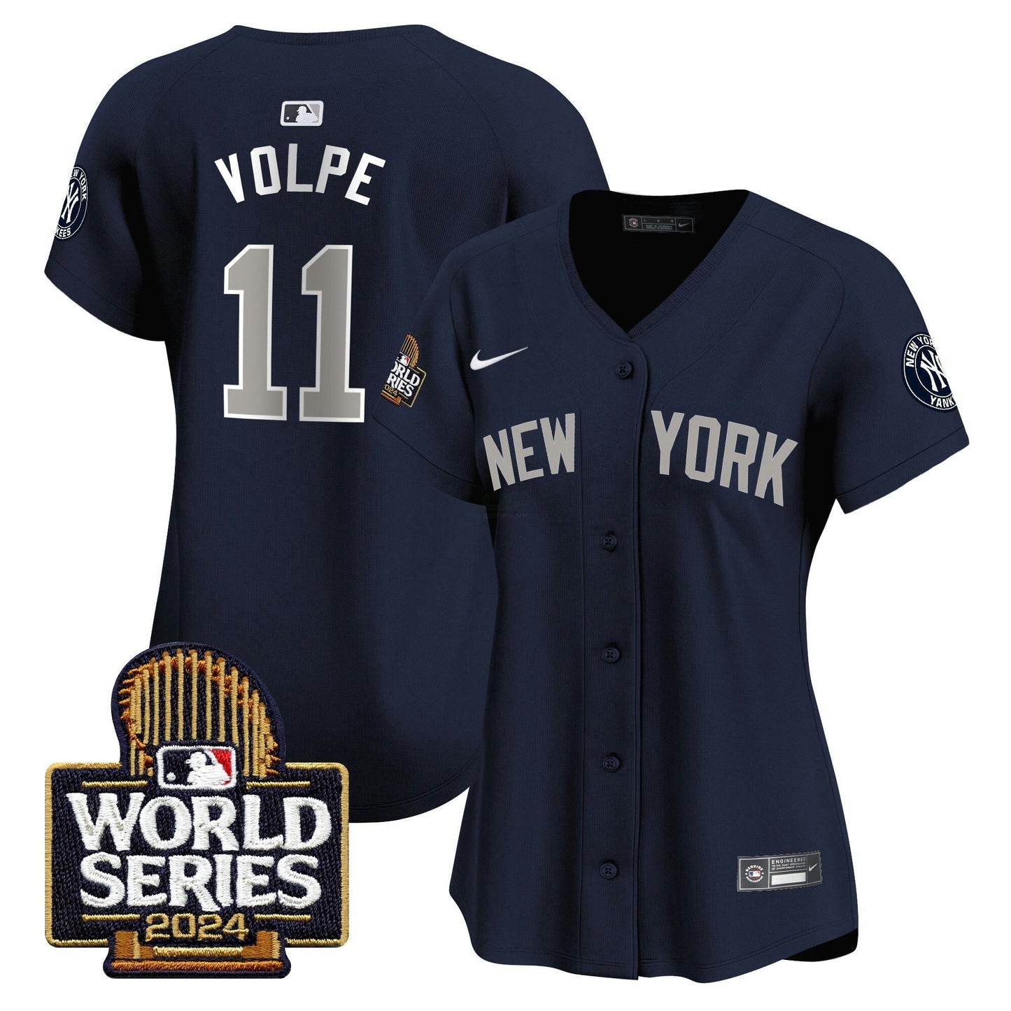 Camisa MLB New York Yankees Women’s 2024 World Series Vapor Premier Limited Jersey