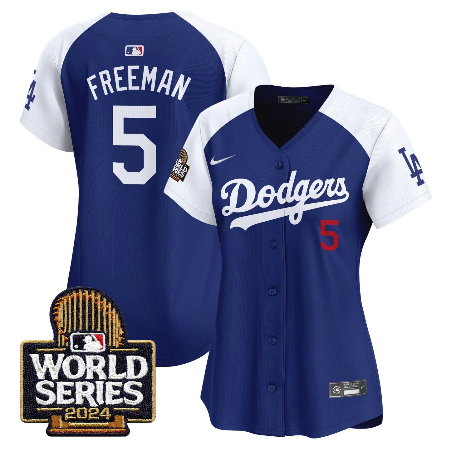 Camisa MLB Los Angeles Dodgers Women’s 2024 World Series Vapor Premier Limited Jersey