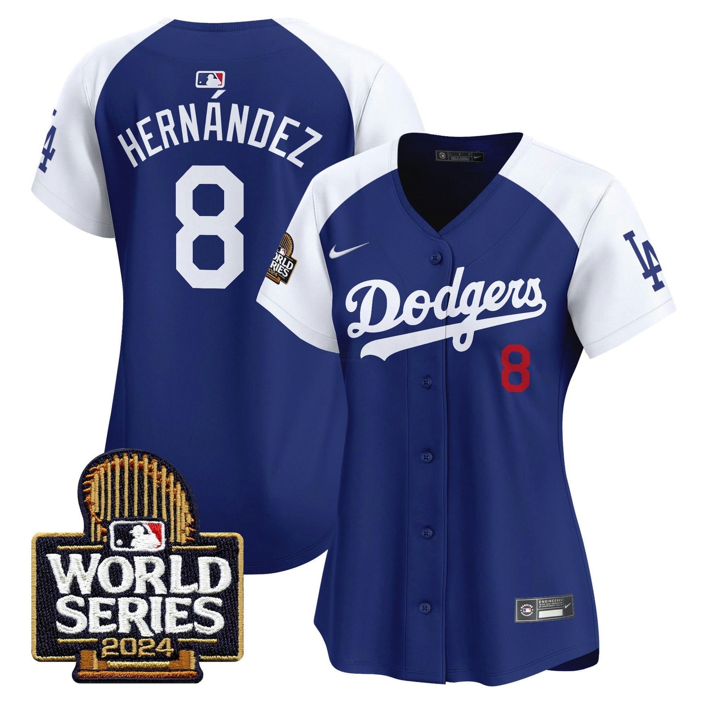 Camisa MLB Los Angeles Dodgers Women’s 2024 World Series Vapor Premier Limited Jersey