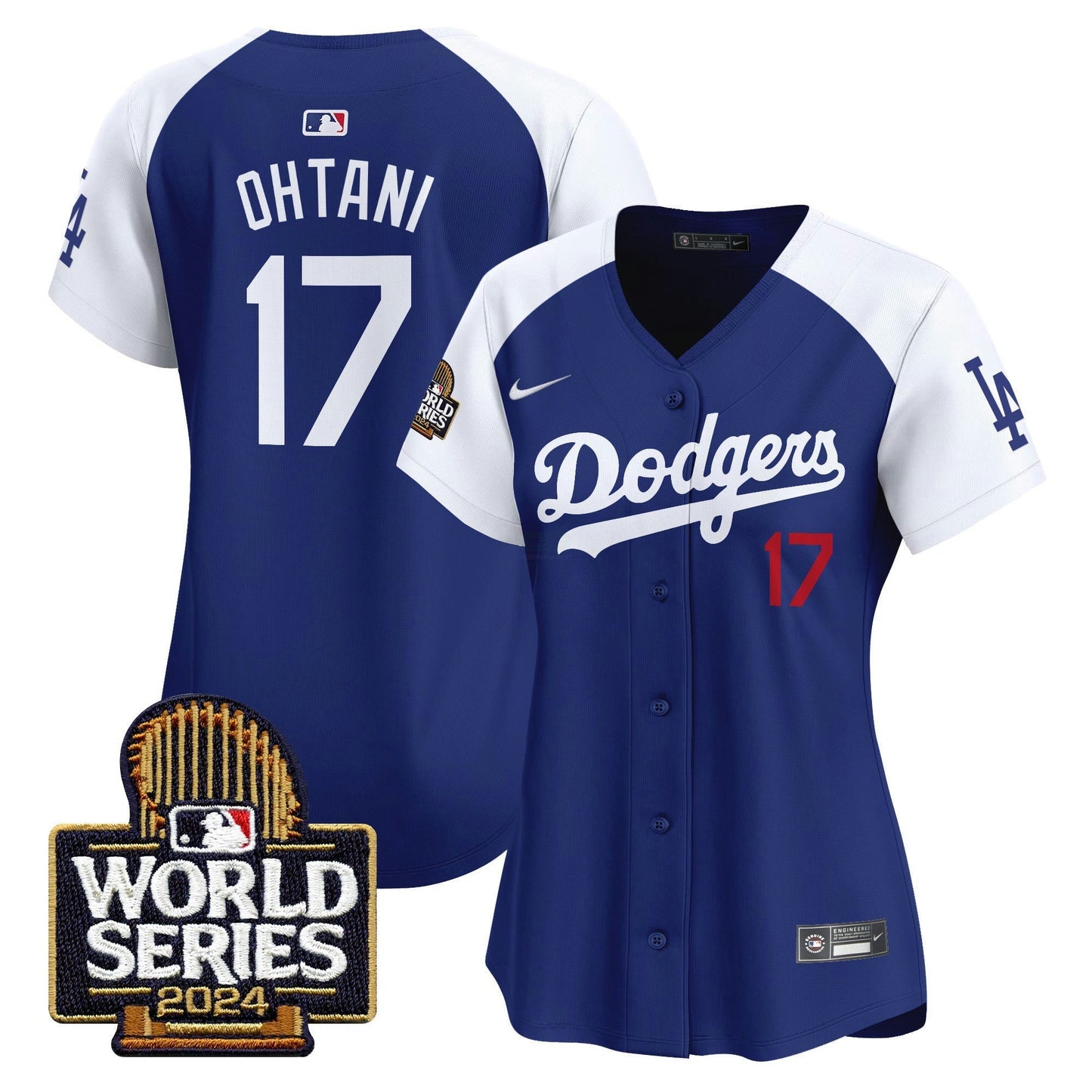 Camisa MLB Los Angeles Dodgers Women’s 2024 World Series Vapor Premier Limited Jersey