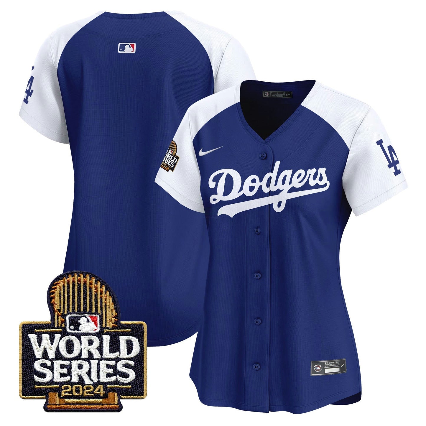 Camisa MLB Los Angeles Dodgers Women’s 2024 World Series Vapor Premier Limited Jersey