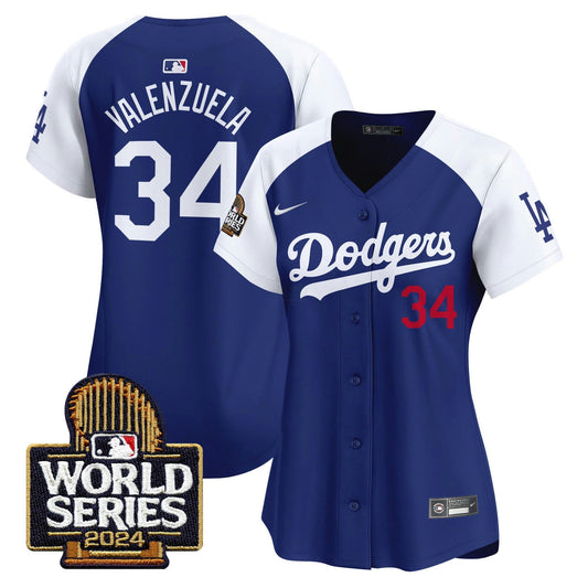 Camisa MLB Los Angeles Dodgers Women’s 2024 World Series Vapor Premier Limited Jersey