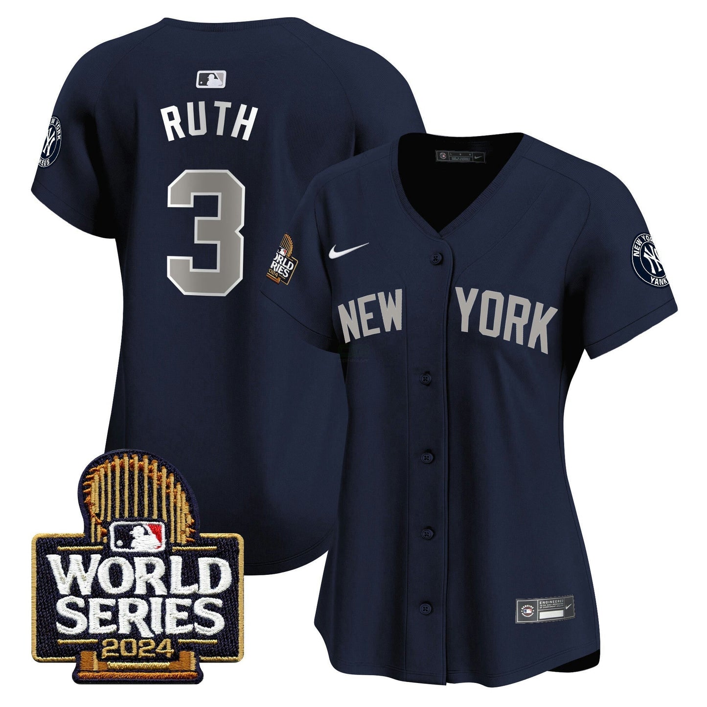 Camisa MLB New York Yankees Women’s 2024 World Series Vapor Premier Limited Jersey